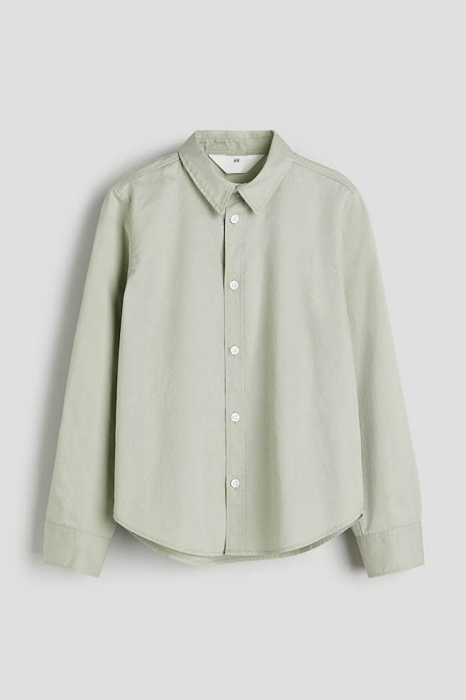Cotton shirt - Light green/White/Navy blue/Light beige/dc/dc/dc/dc/dc/dc - 1