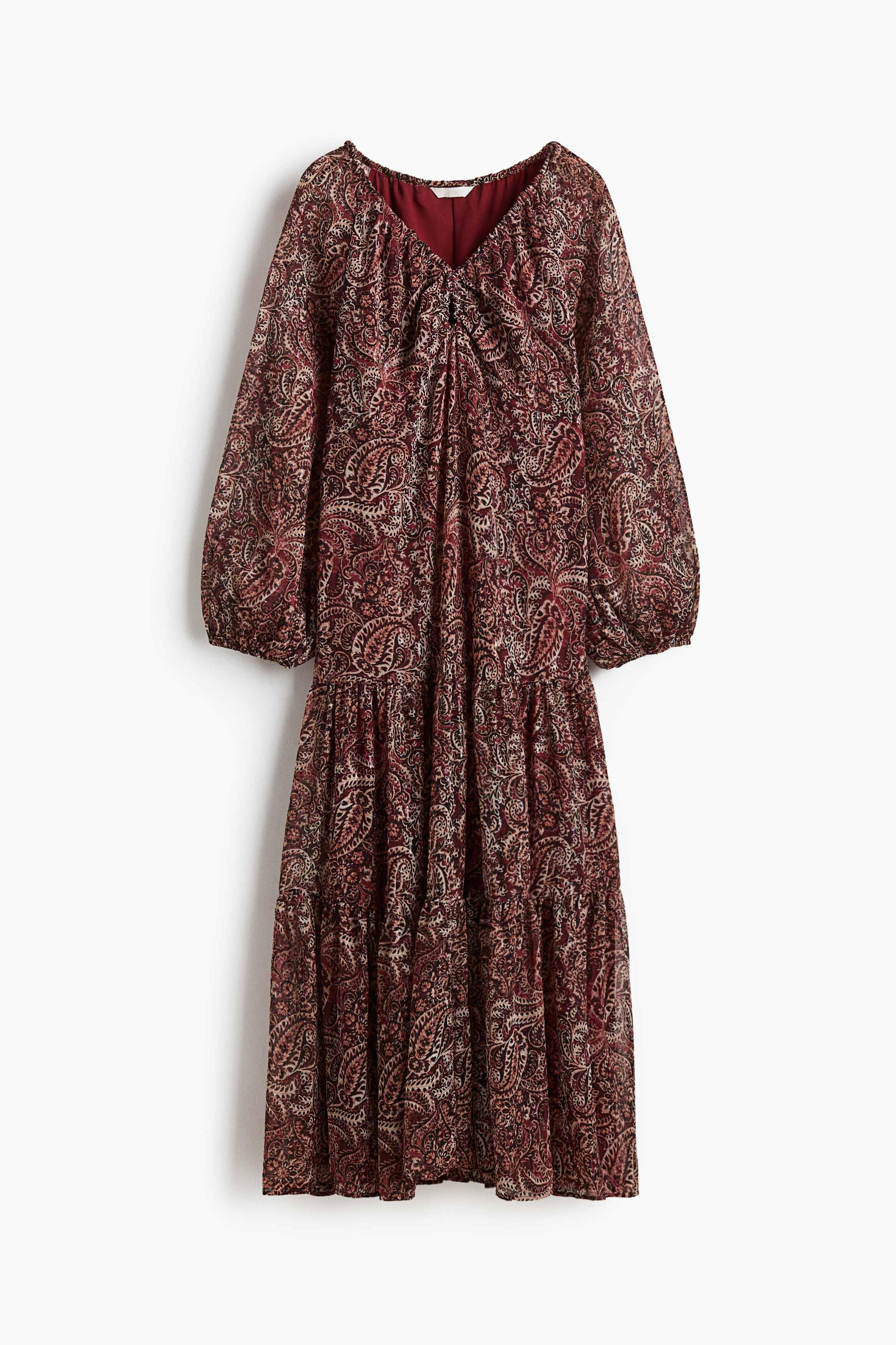 Long chiffon dress