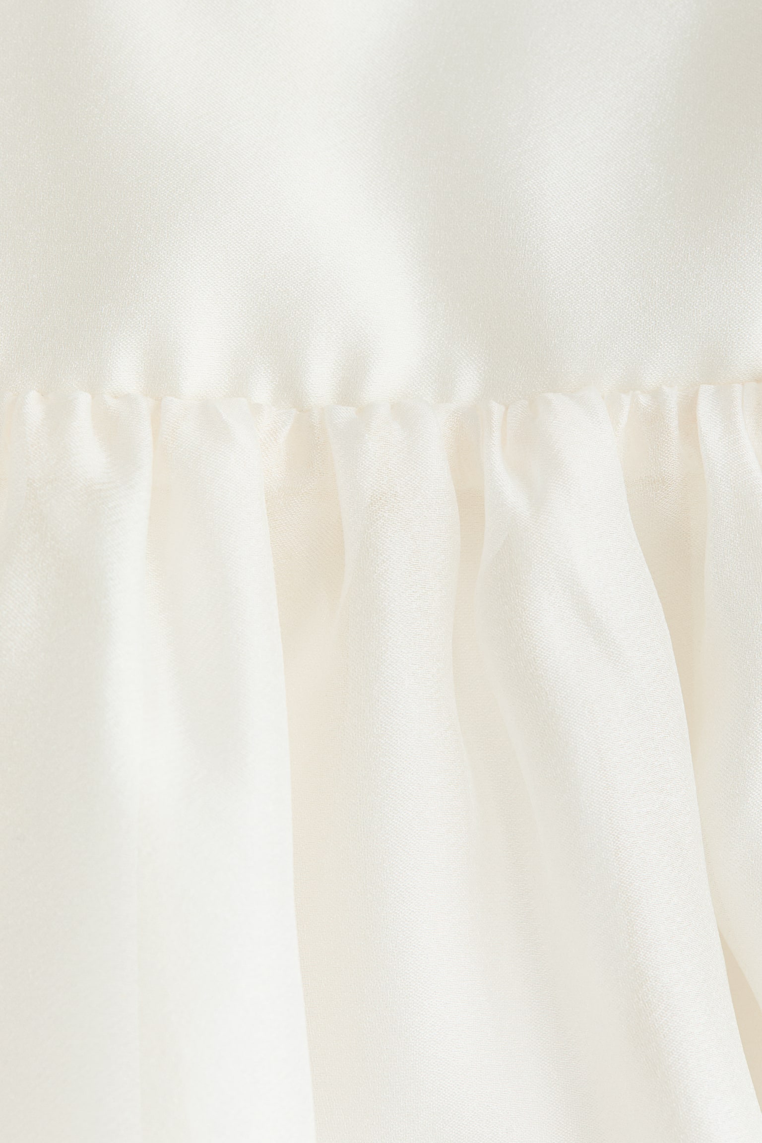 サテンワンピース - ホワイト/ライトピンク - 2