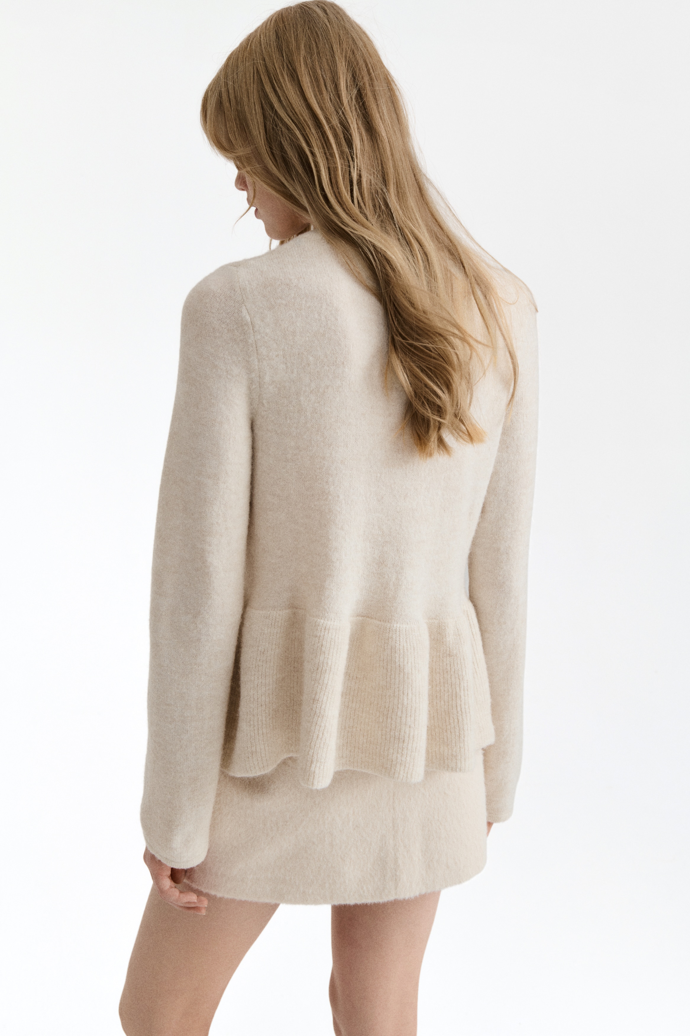 Peplum jumper