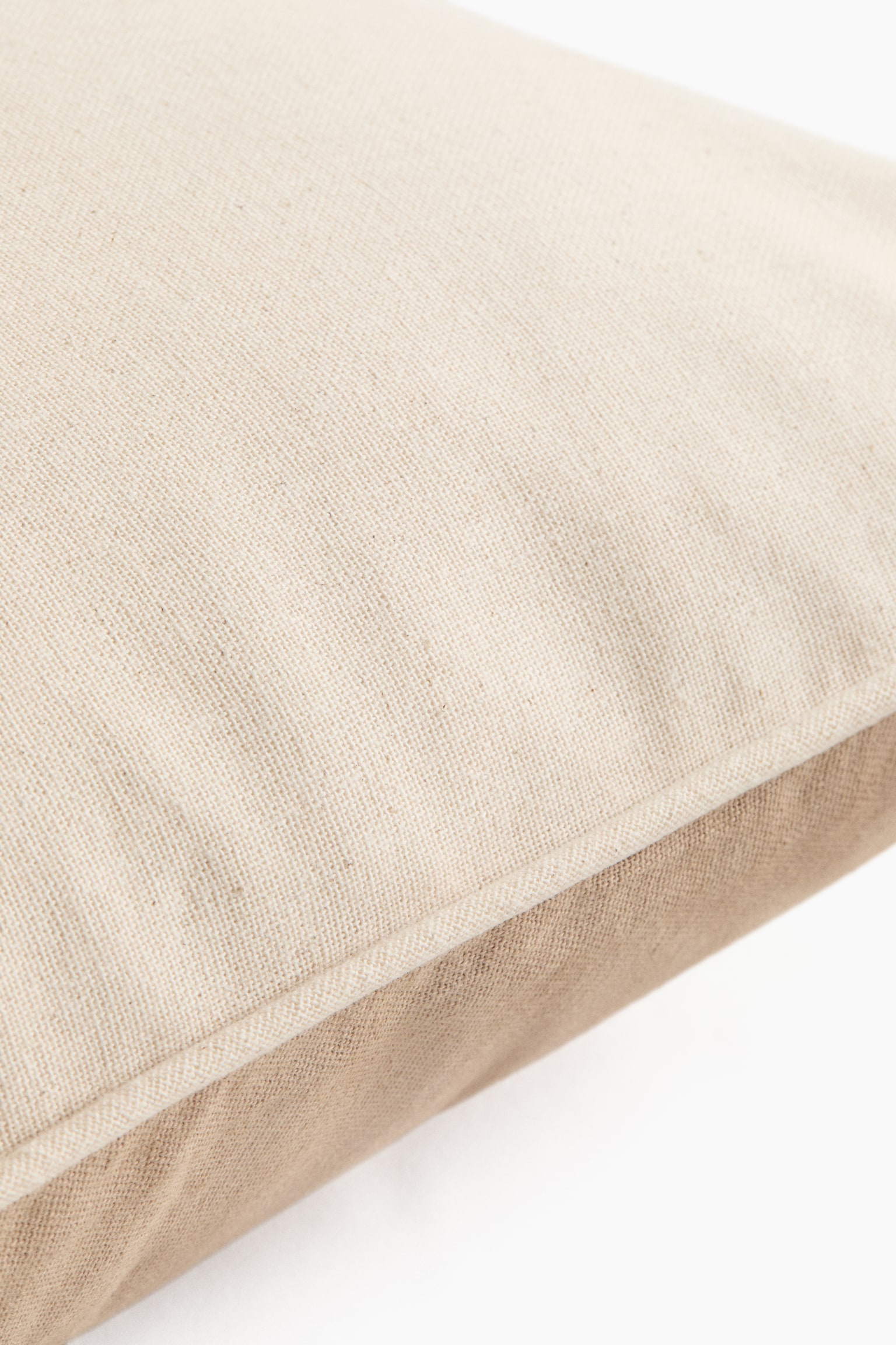Kissenhülle aus Canvas - Beige/Gelb/Rosa/Helles Khakigrün - 6