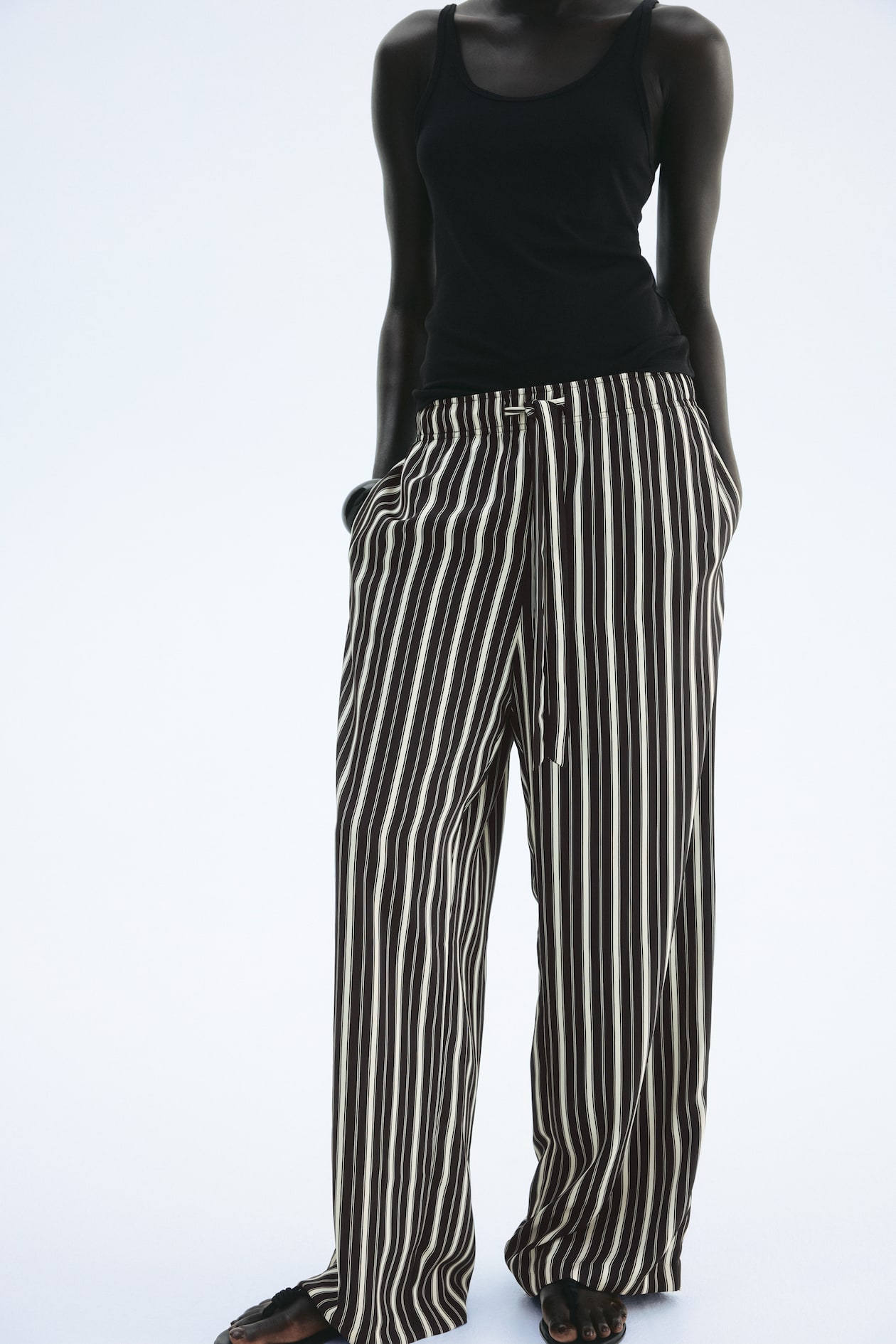 Drawstring Twill Pants - image 4