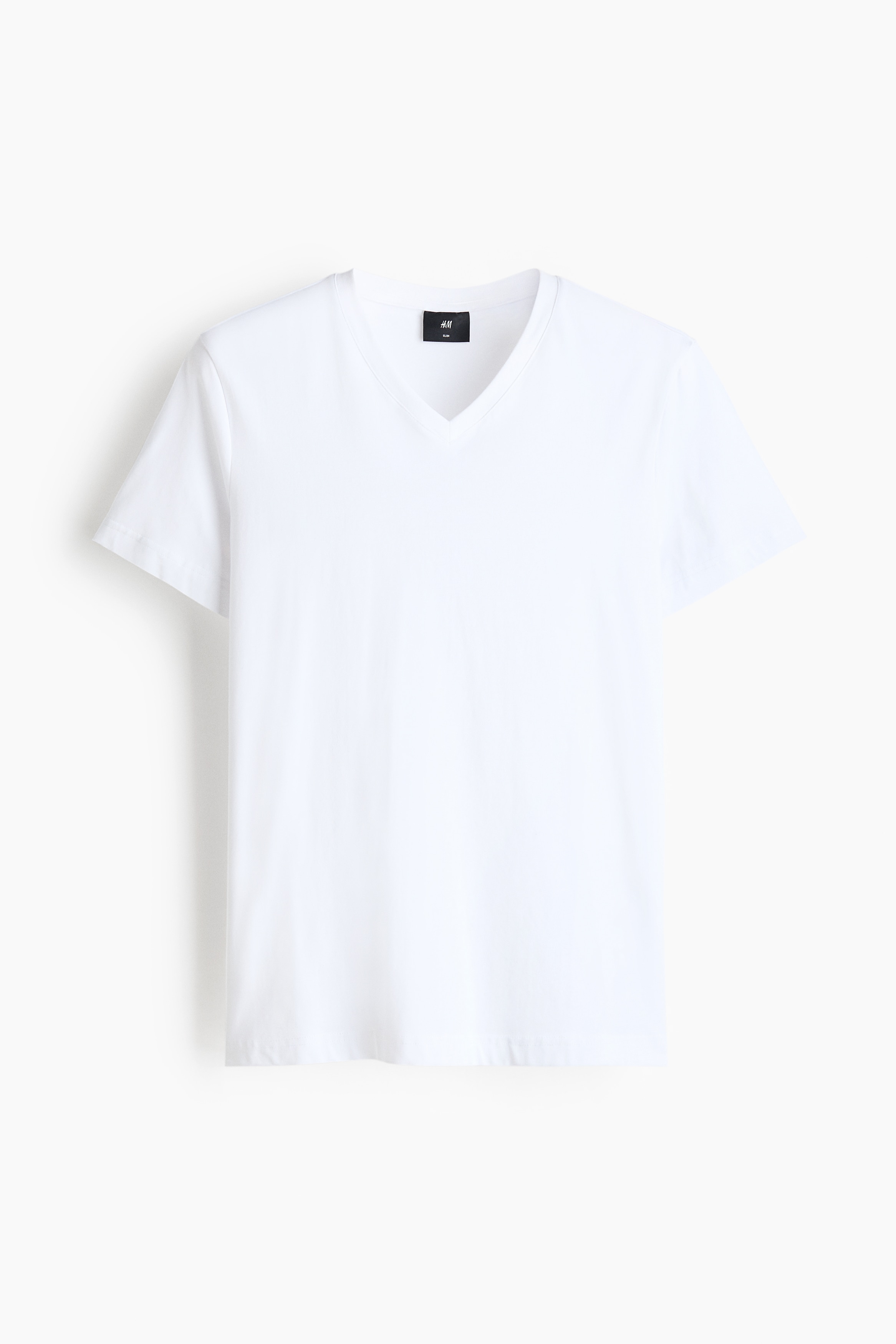 Slim Fit V-neck cotton T-shirt