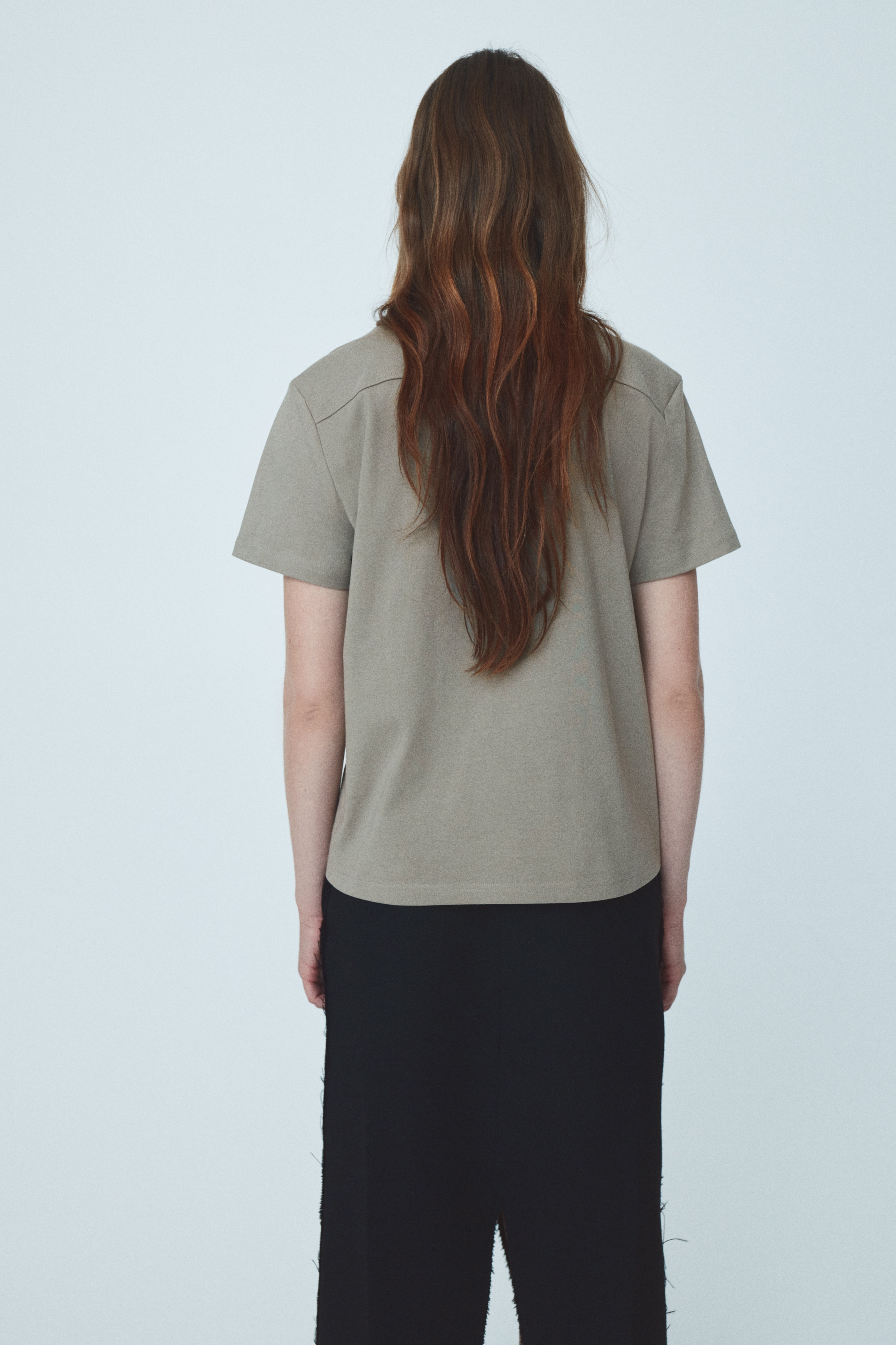 Yoke-detail T-shirt