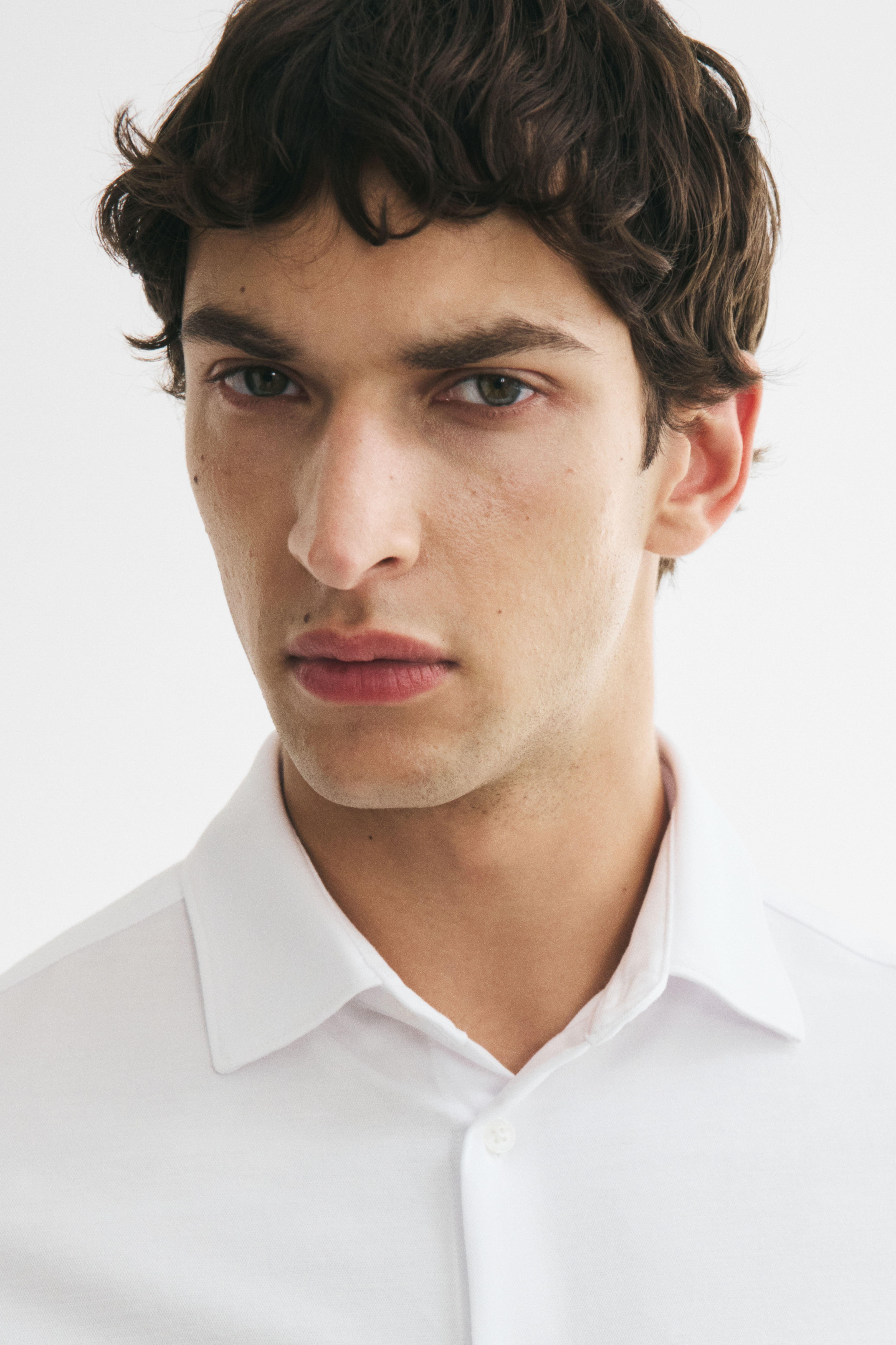 Four-Way Stretch Slim-Fit Shirt