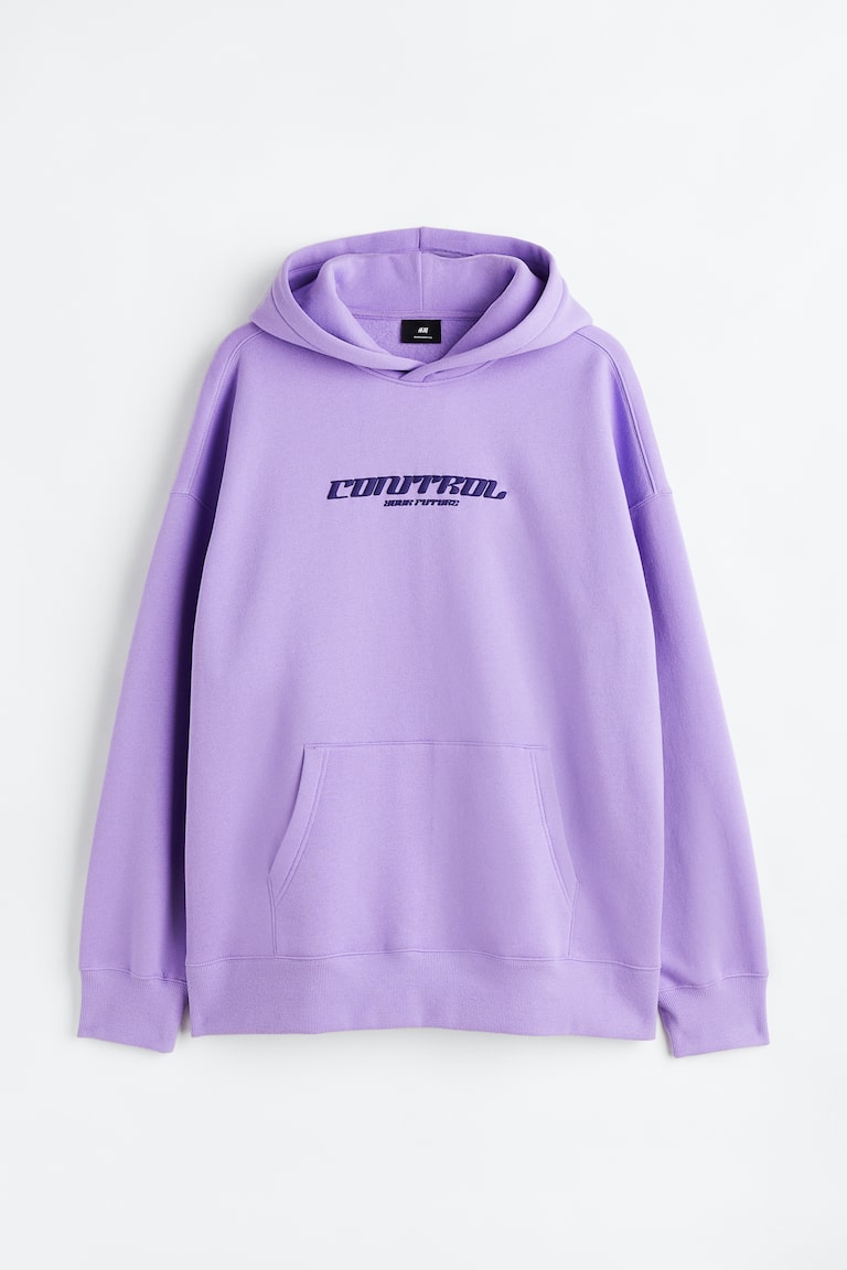 Oversized Fit Printed hoodie