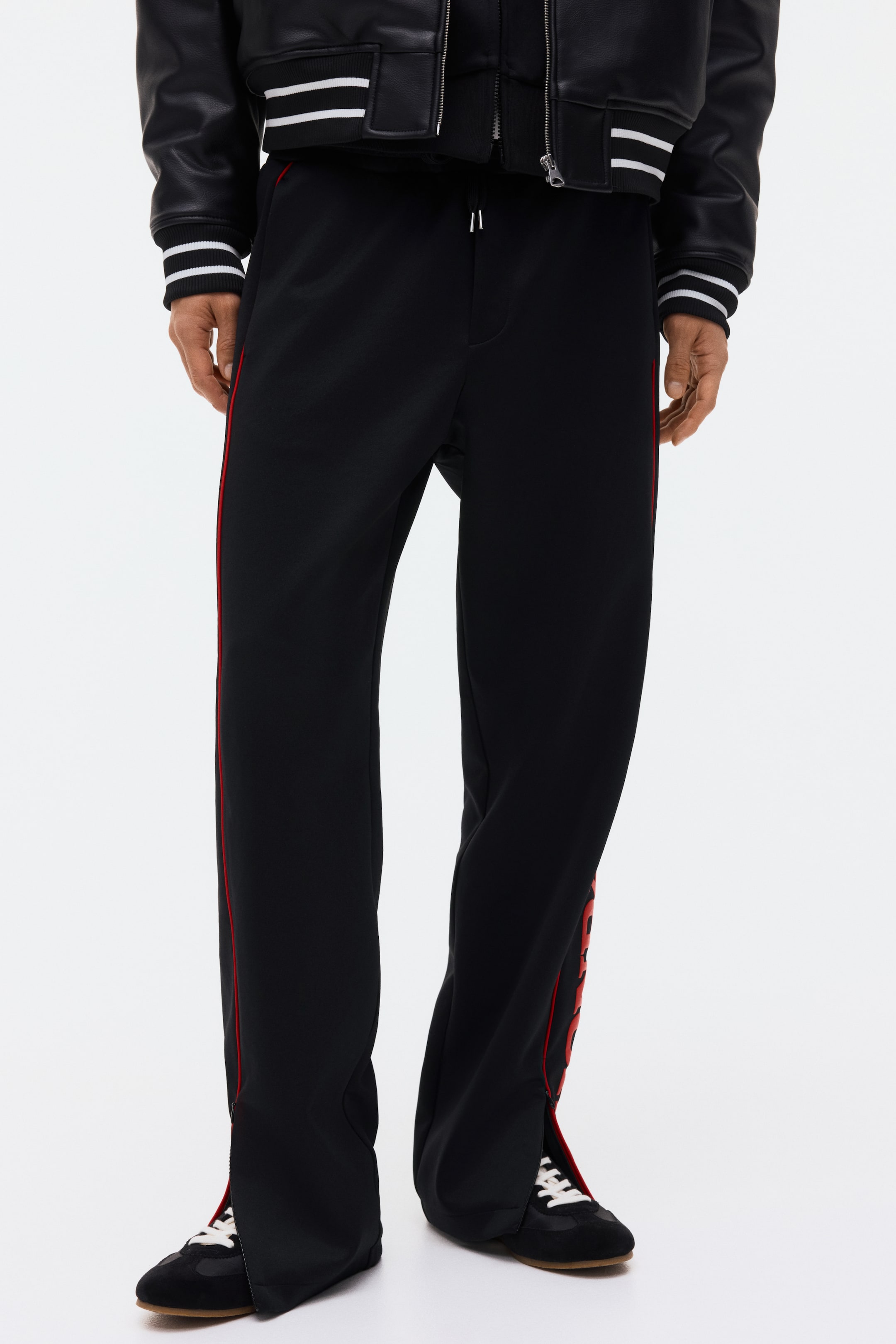 Pantalon jogging décontracté en scuba