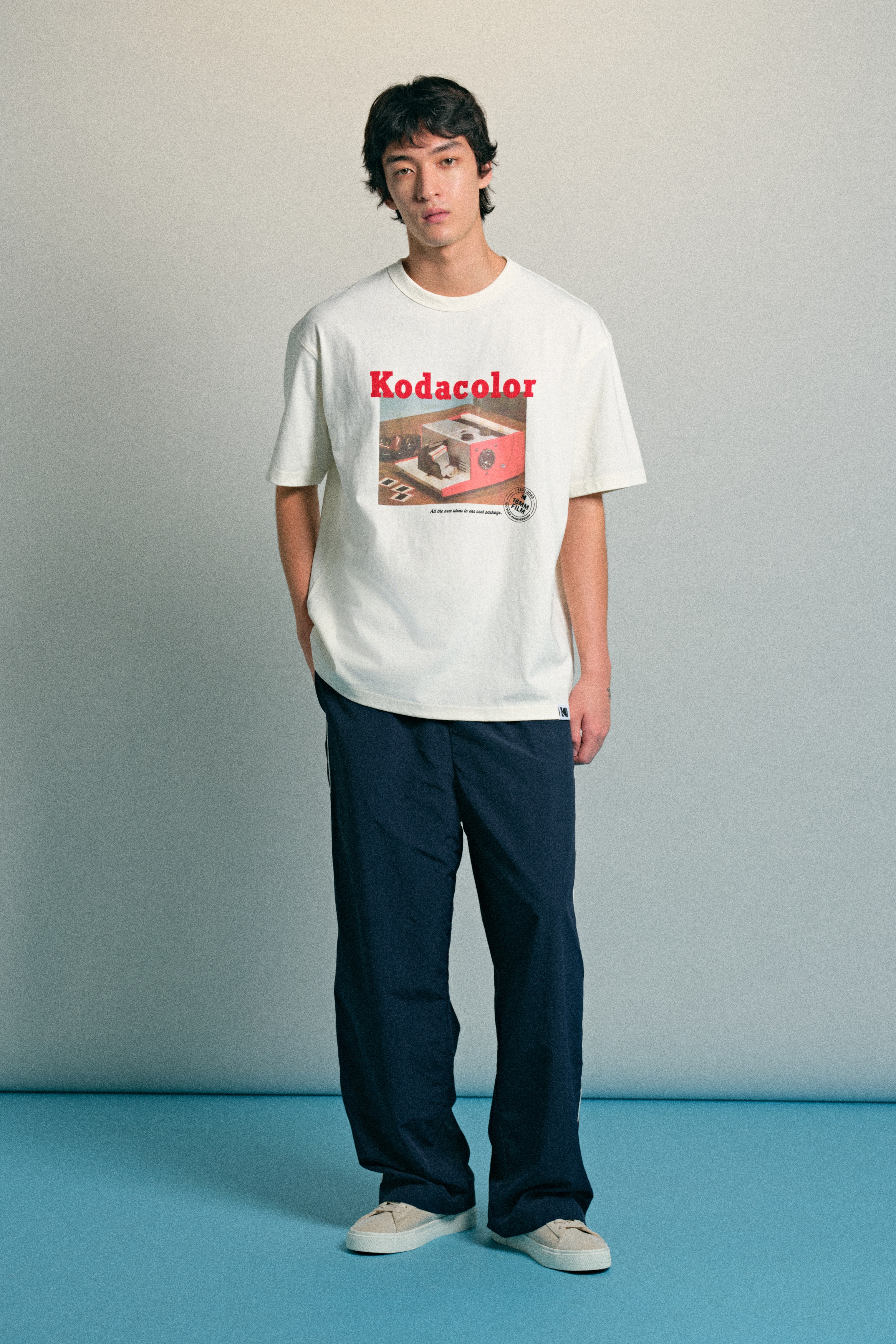 Loose Fit Track pants - Navy blue/Kodak