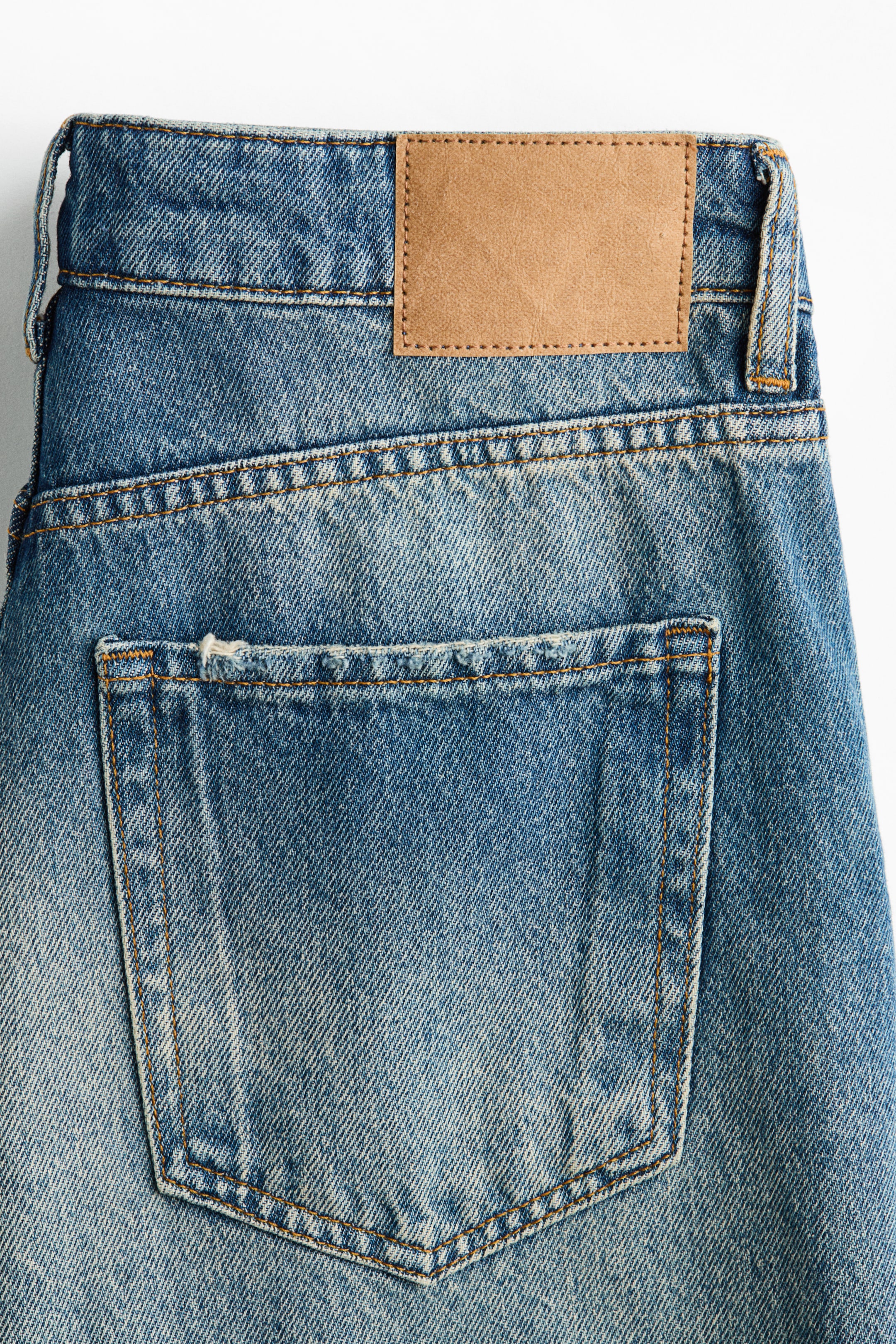 Büyük resmi görüntüle: Wide Leg Regular Waist Jeans - Kot mavisi - KADIN | H&M TR 3