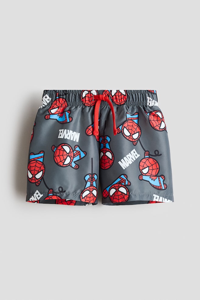 Printed Swim Shorts - Dark gray/Marvel Comics/Light blue/Bluey/Green/Minecraft/Navy blue/Pokémon/Red/Cars/Light blue/Lilo & Stitch/Turquoise/Jurassic World/Blue/Super Mario - 1
