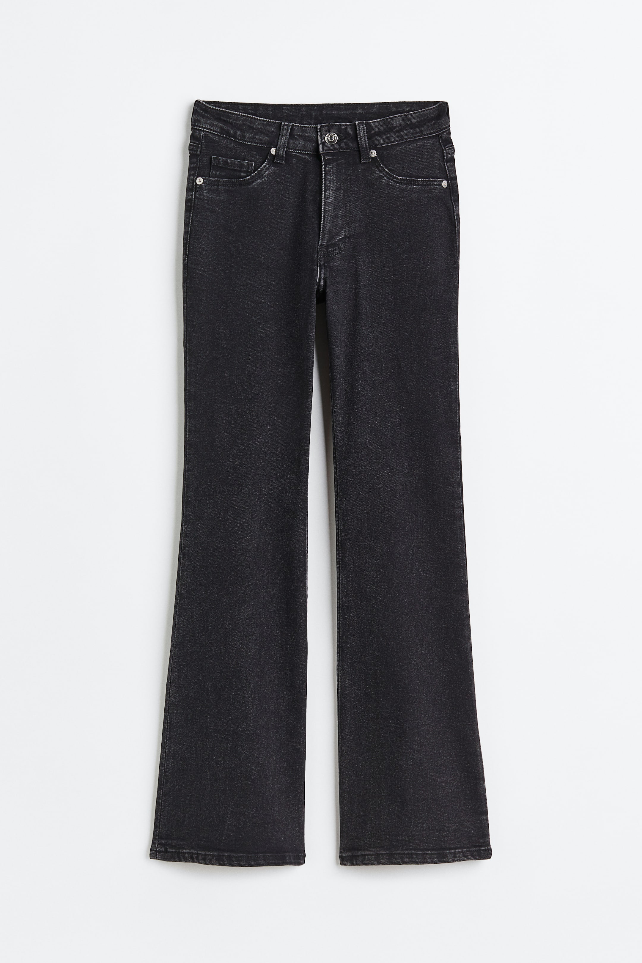 Flared High Jeans - Black - Ladies | H&M GB 5