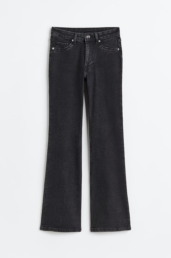 Flared High Jeans - Black/Dark denim blue/Grey/Cream/dc/dc - 2