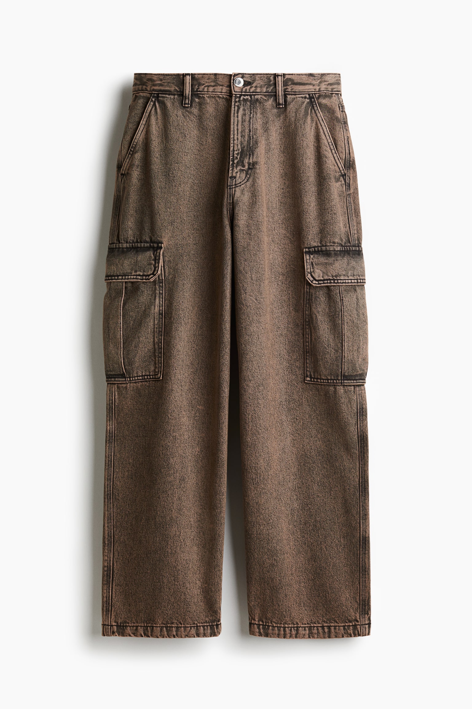 Baggy Cargo Jeans - Denim brown/Denim grey/Denim blue/Black/Beige/Dark blue/Denim blue - 2