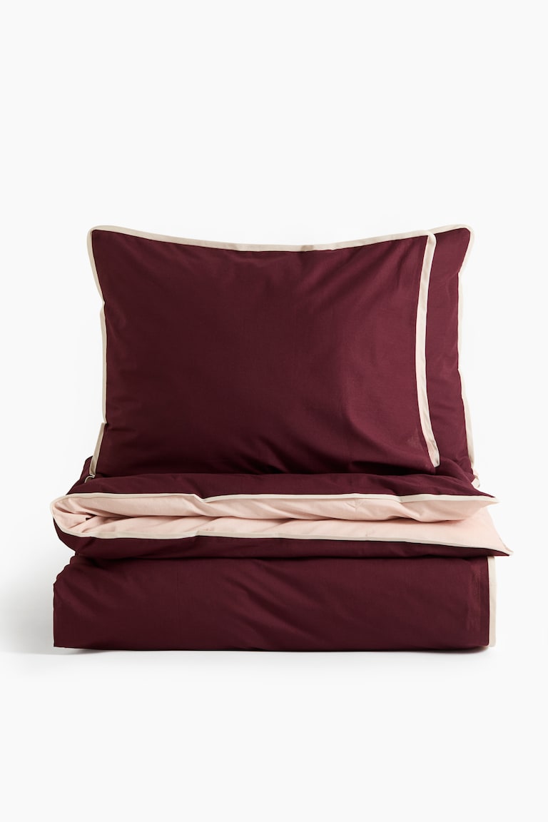 Cotton double/king duvet cover set