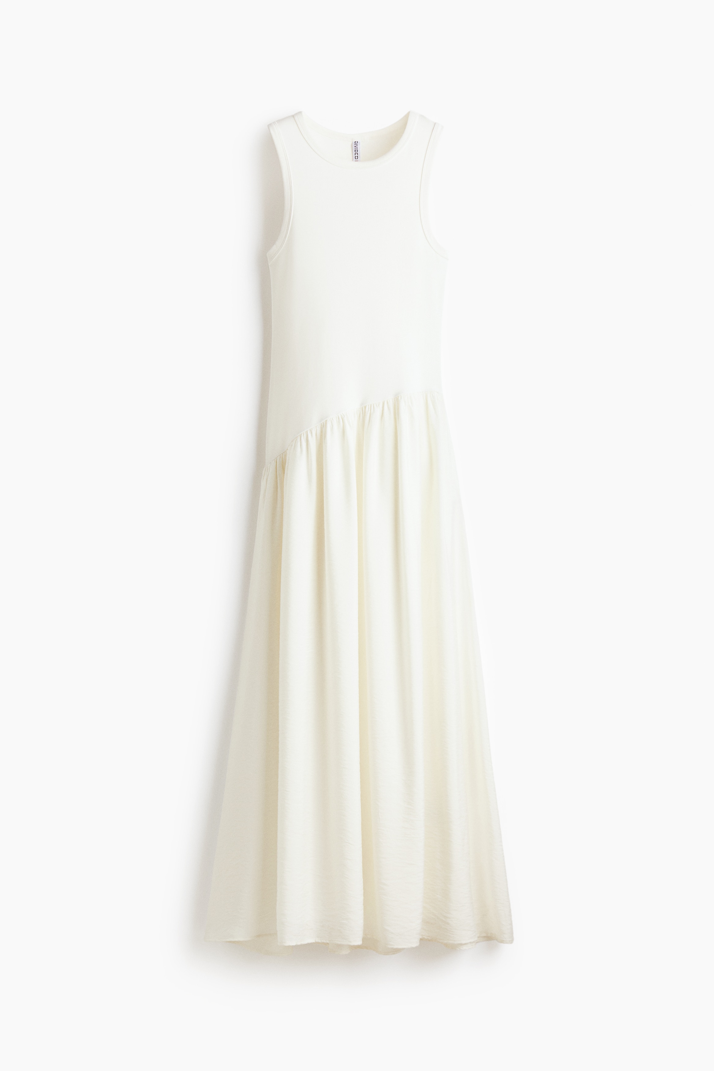 Robe avec jupe évasée - Crème/Noir/Vert kaki/Bleu vif