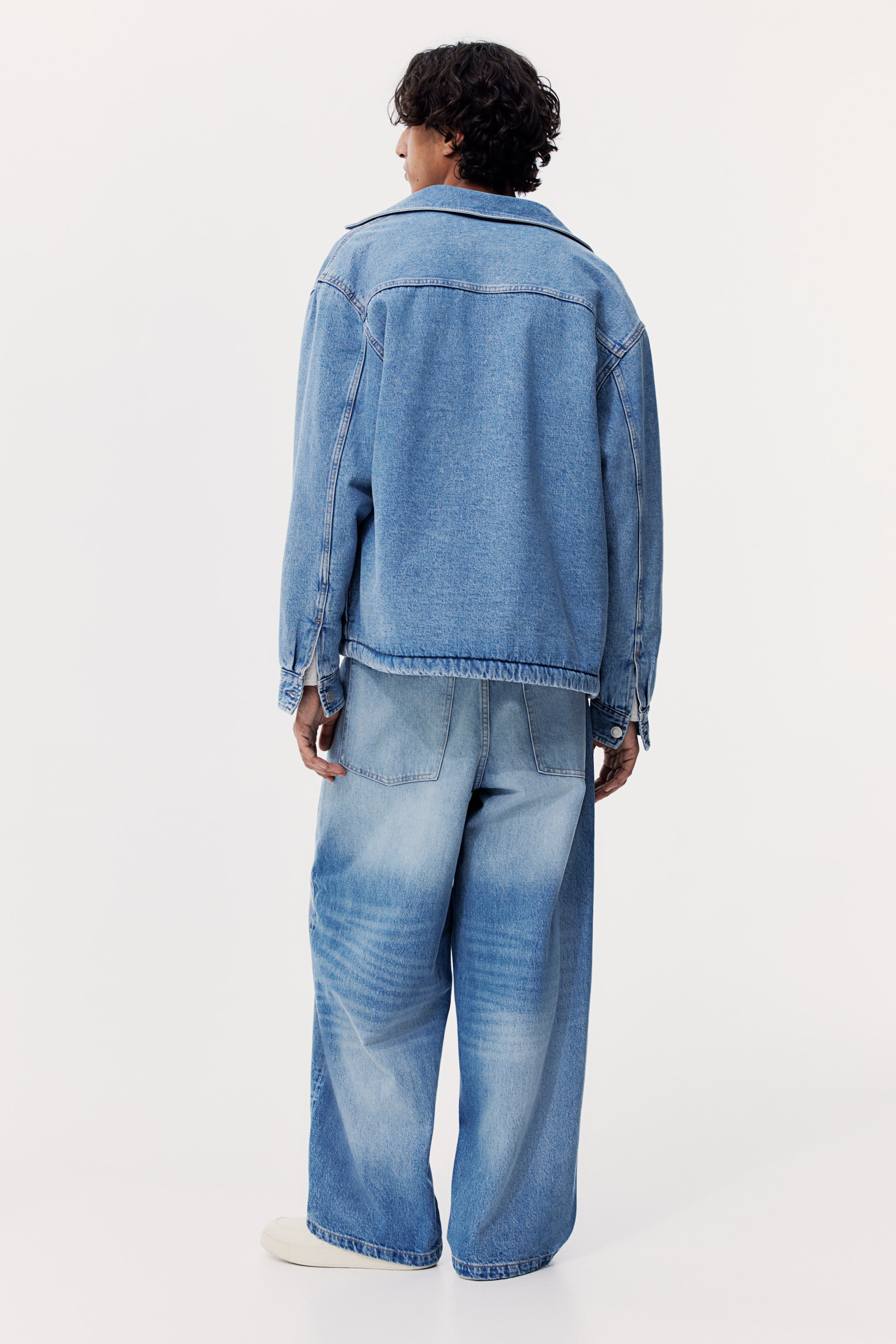 Super Baggy Jeans - Denim blue - Men | H&M GB 2