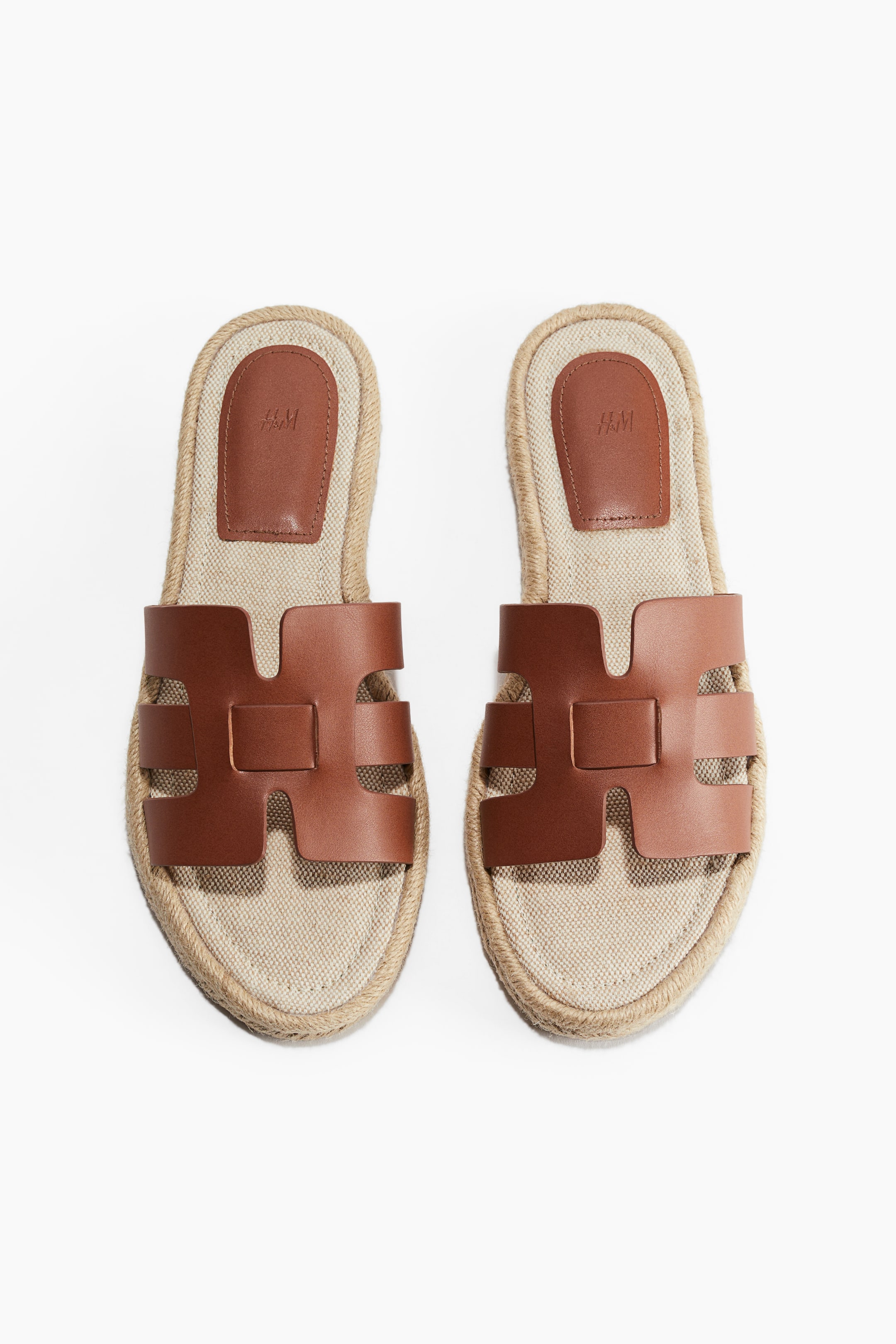 Sandales façon espadrilles