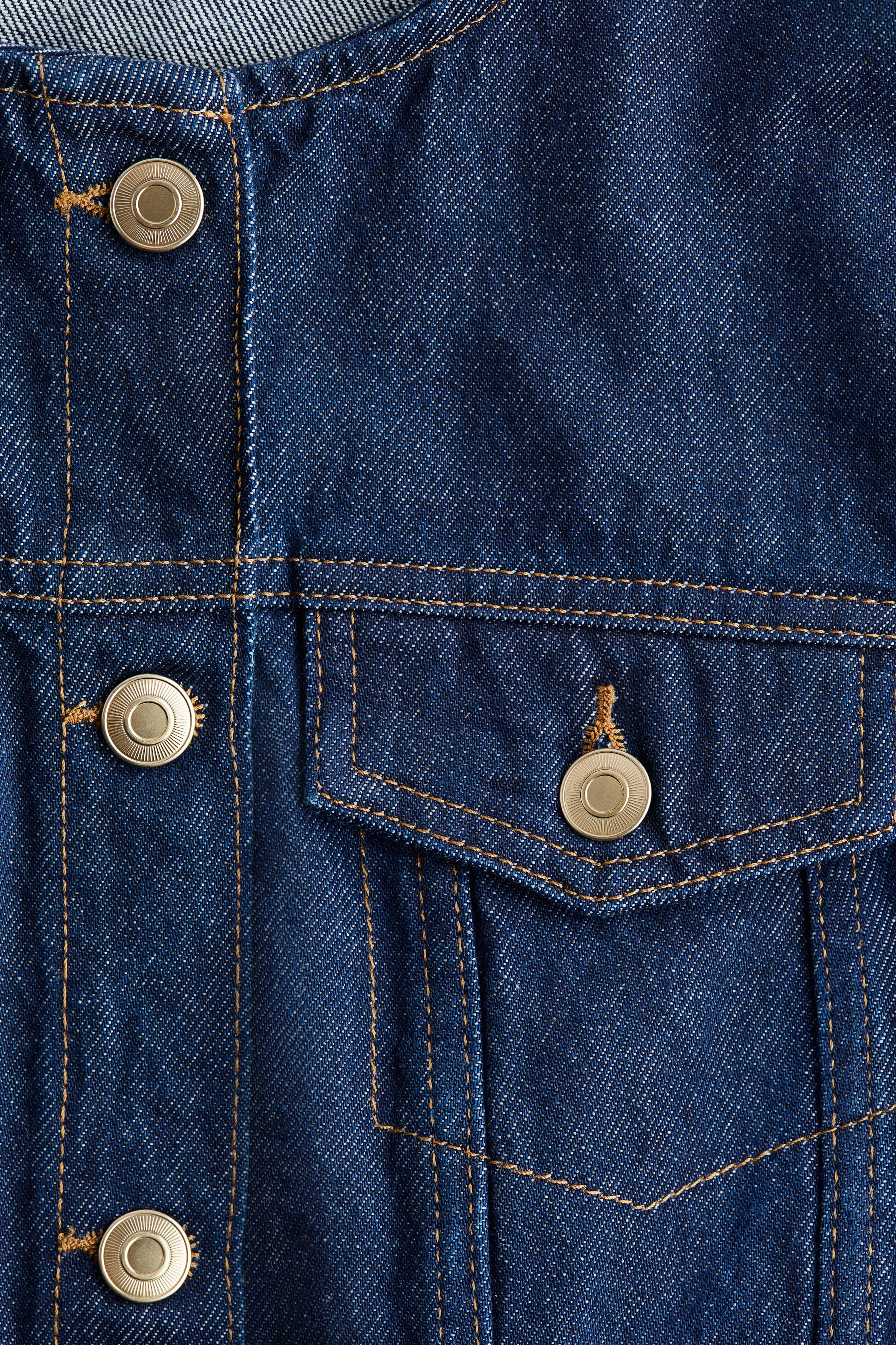 Defined-Waist Twill Shirt thumbnail 2