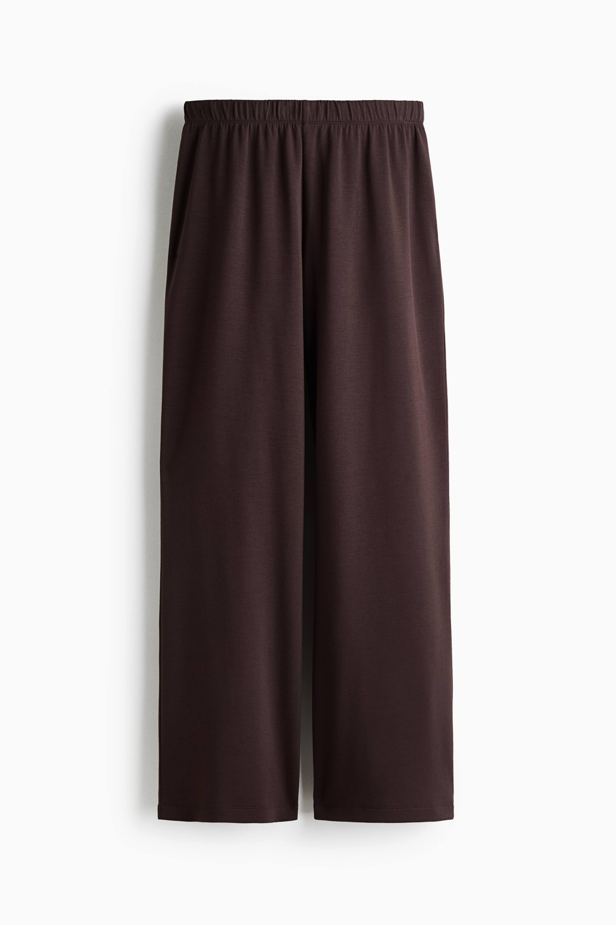 View larger image: Loose-fit pull-on trousers - Dark brown - Ladies | H&M 1