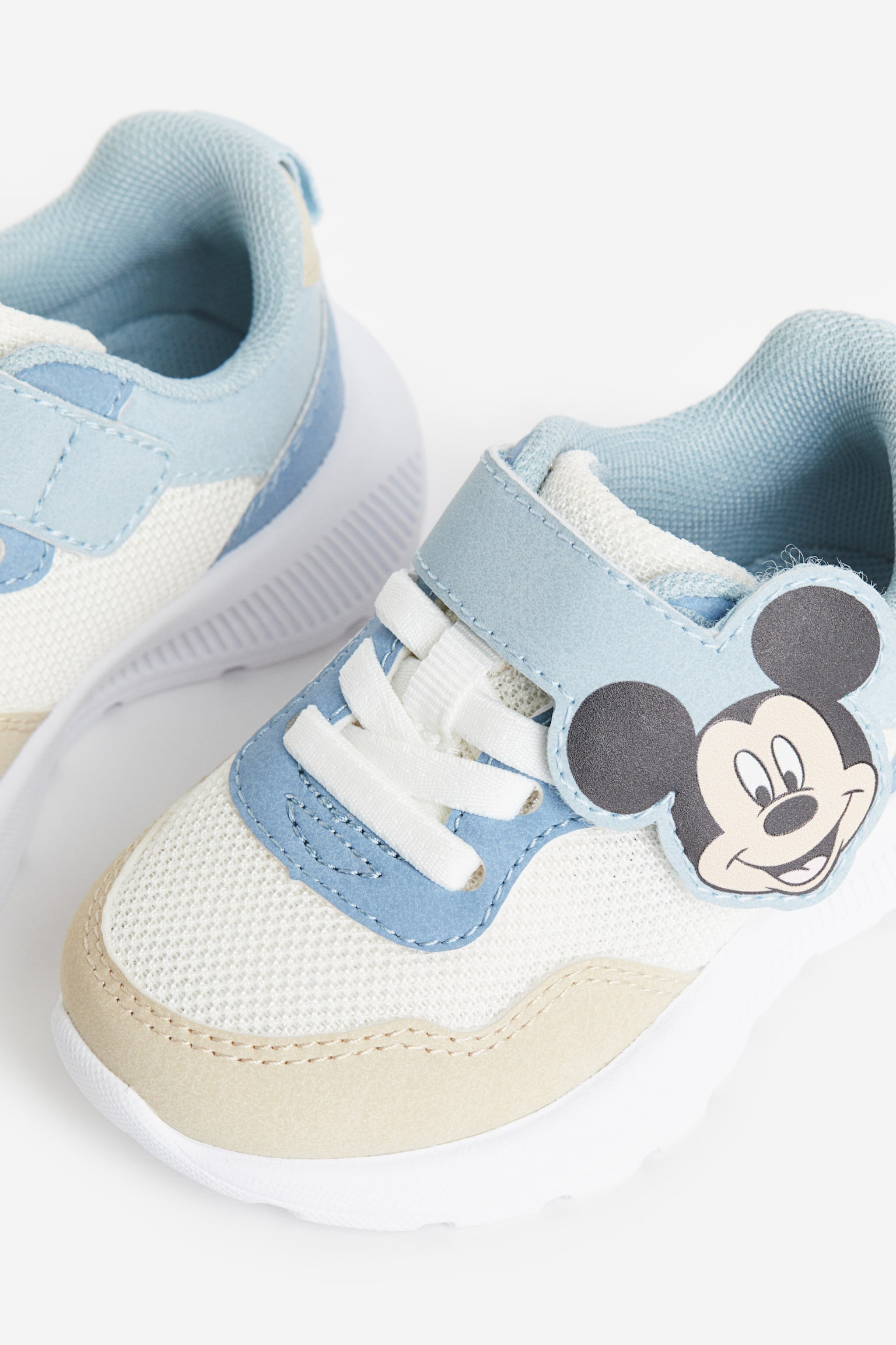 Lightweight Sole Sneakers - Light blue/Mickey Mouse/Light pink/Minnie Mouse - 2