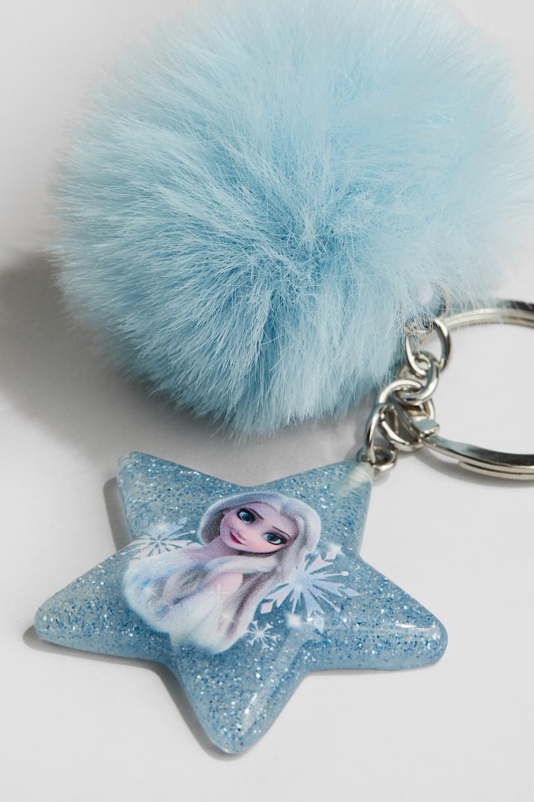 Frozen Key Rings Light blue/Frozen Key Ring with Pompom for kids | H&M US
