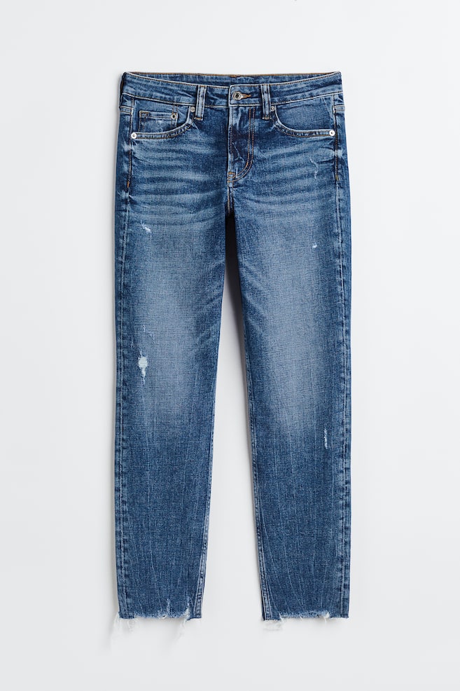 Skinny Ankle Jeans - Mörk denimblå/Svart/Denimblå/Ljus denimblå - 2