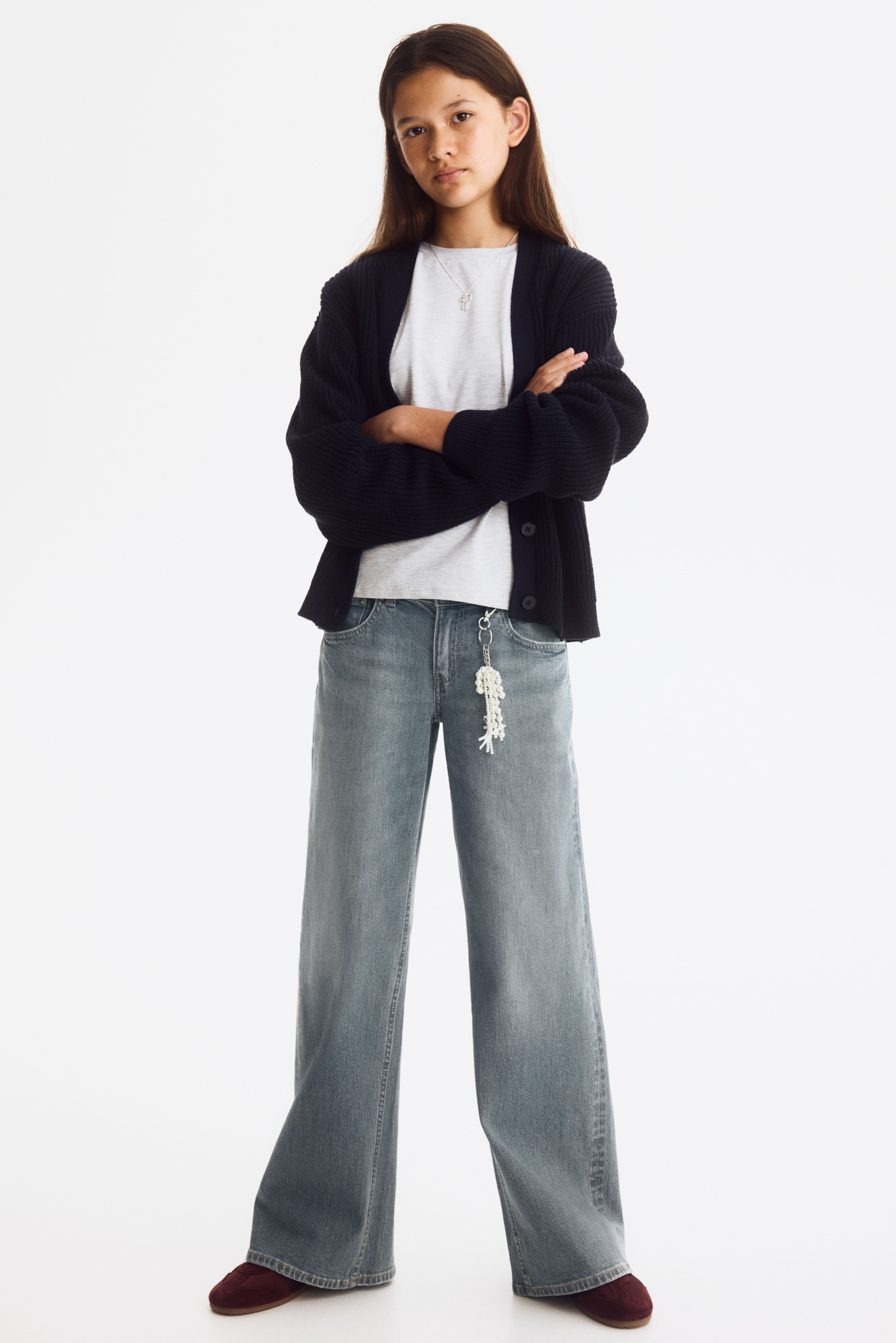 Wide Leg Low Jeans