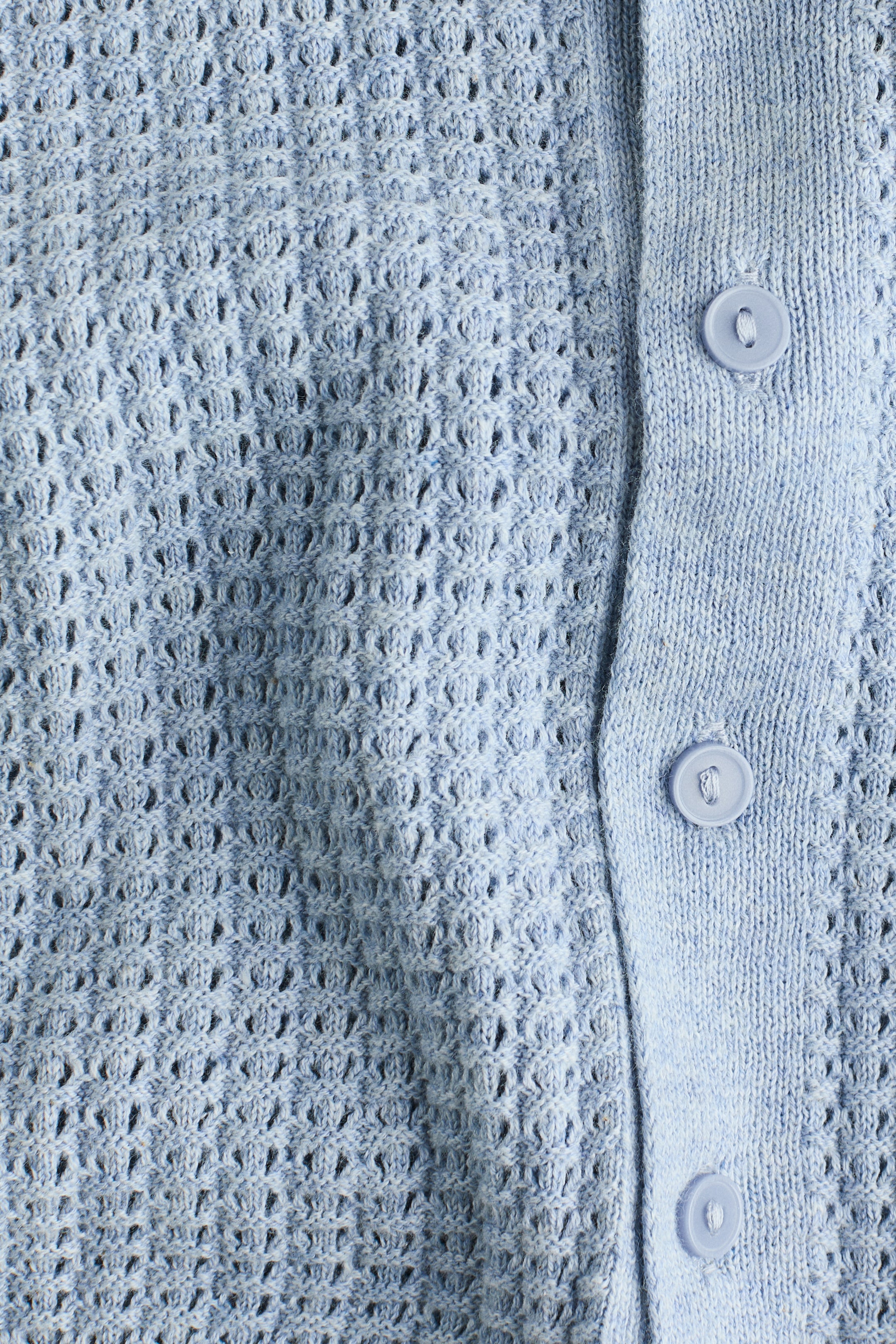 View larger image: 2-piece pointelle-knit cotton set - Light blue - Kids | H&M IN 3