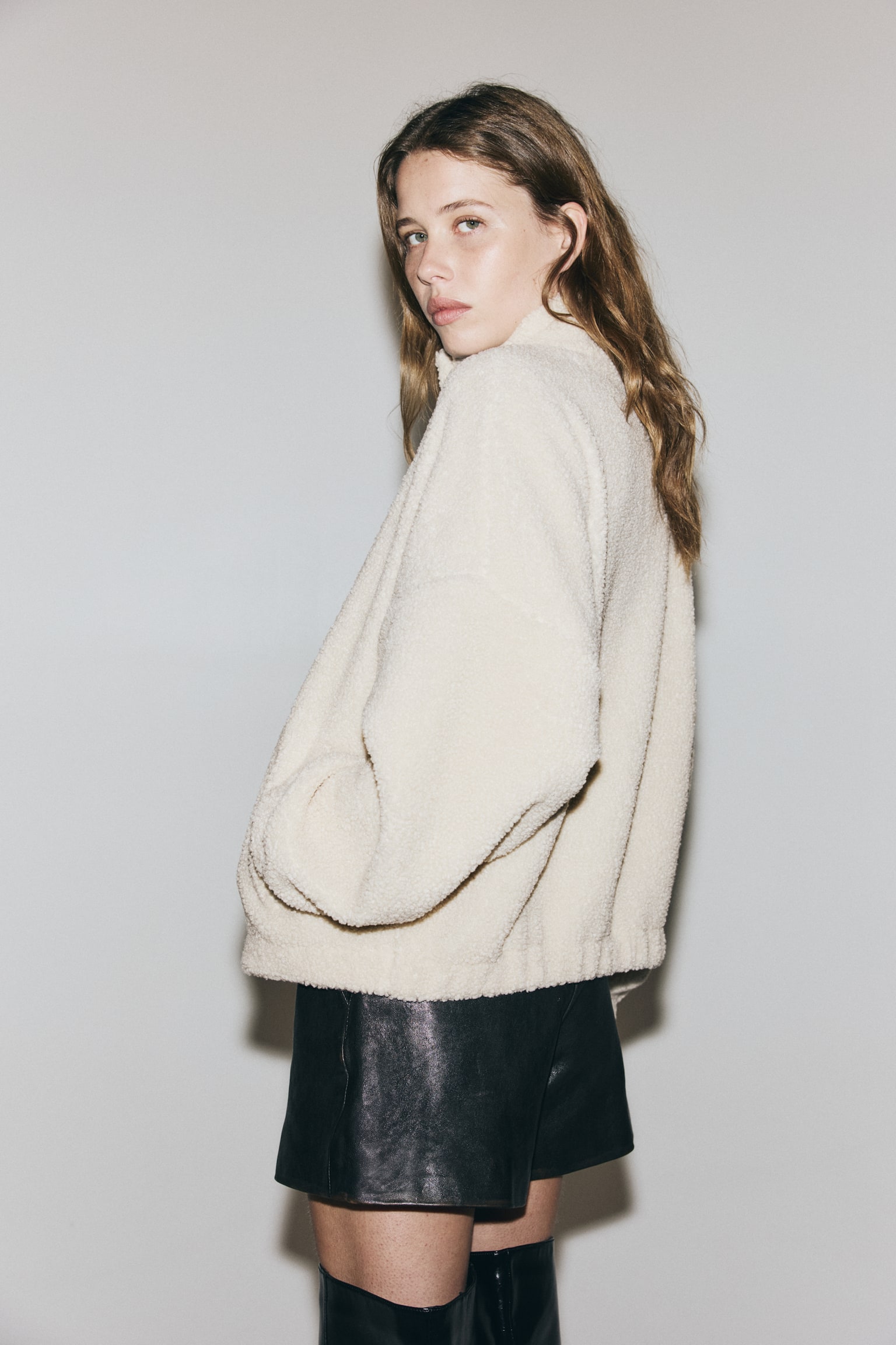 Teddy jacket - Light beige - 5