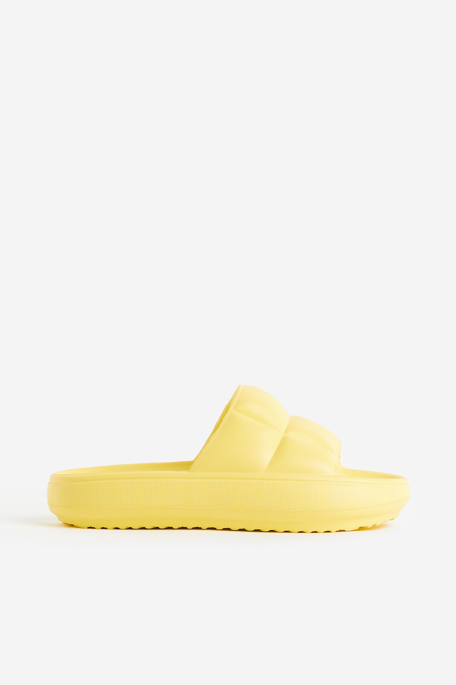 Quilted Slides - Yellow/Cream/Light purple - 1