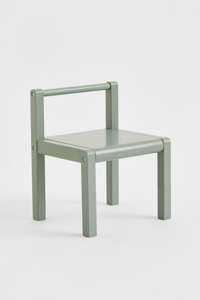 Stuhl für Kinder - Grün/Grau/Hellrosa - 1