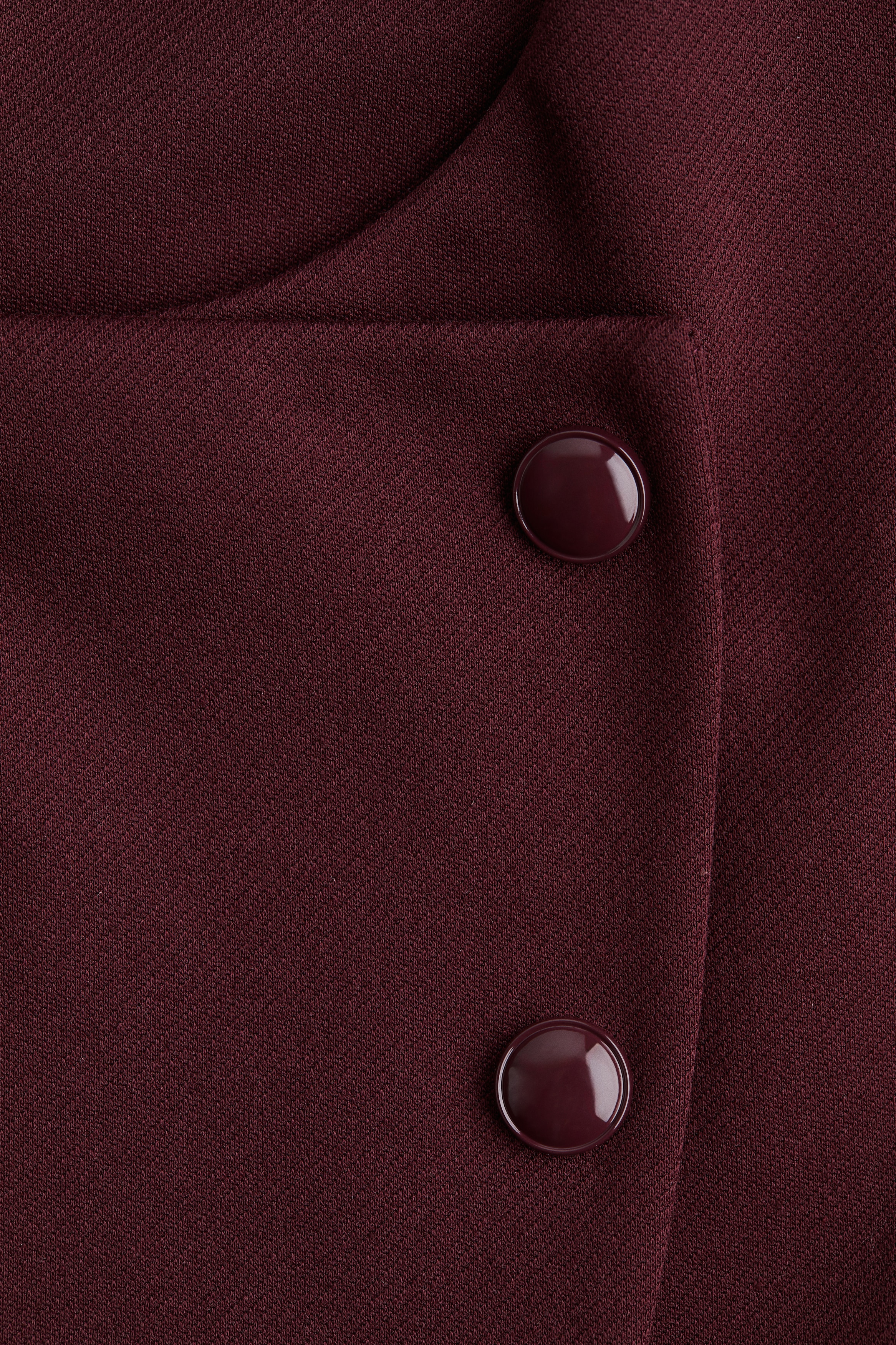Asymmetric wrap waistcoat