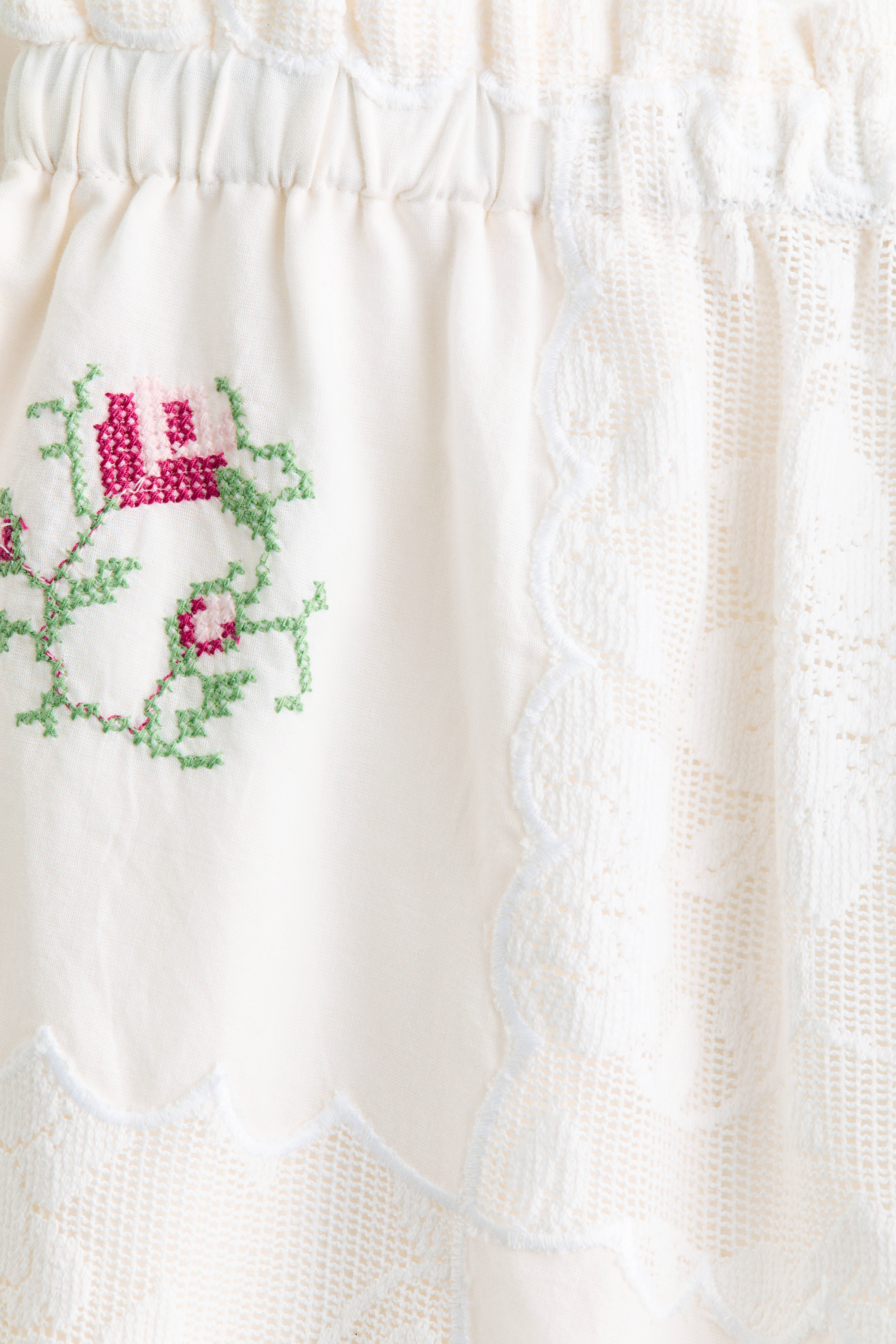 Embroidered Beach Shorts