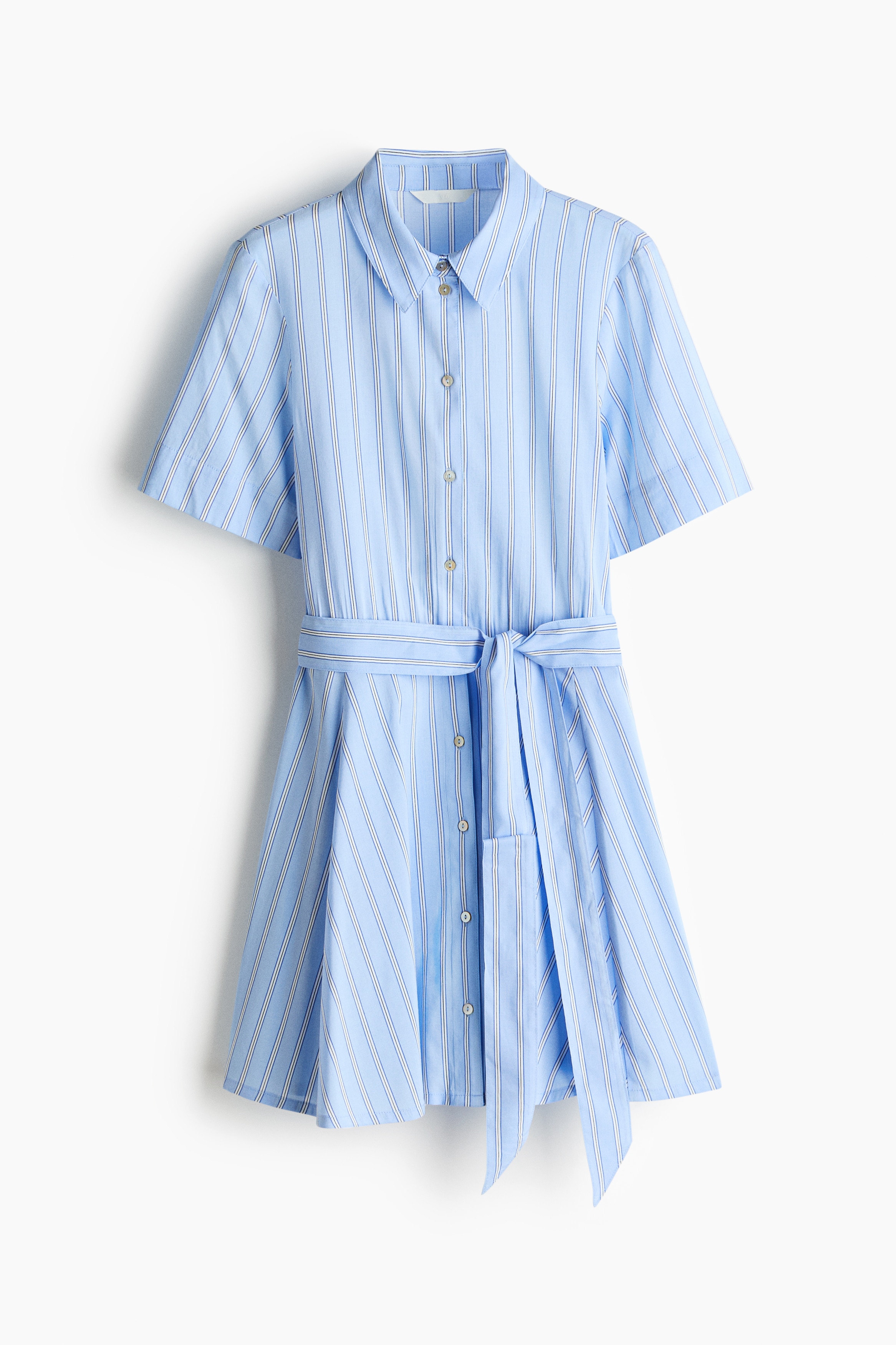 Rochie-cămașă cu cordon