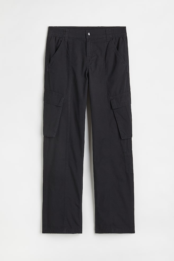 Canvas cargo trousers - Black/Light grey/White/Light blue/dc/dc/dc/dc/dc/dc - 2