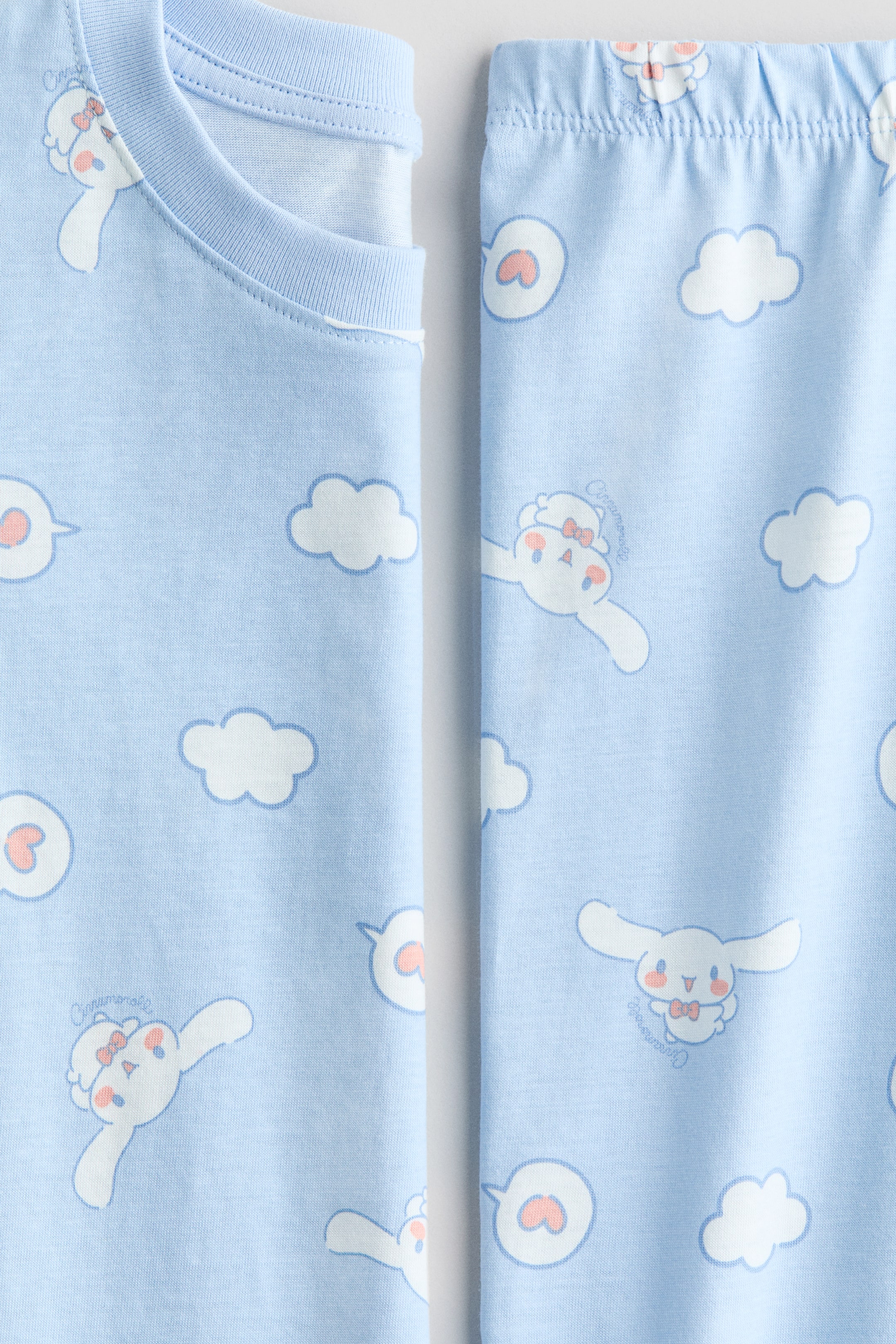 View larger image: Printed cotton pyjamas - Light blue/Cinnamoroll - Kids | H&M SG 2
