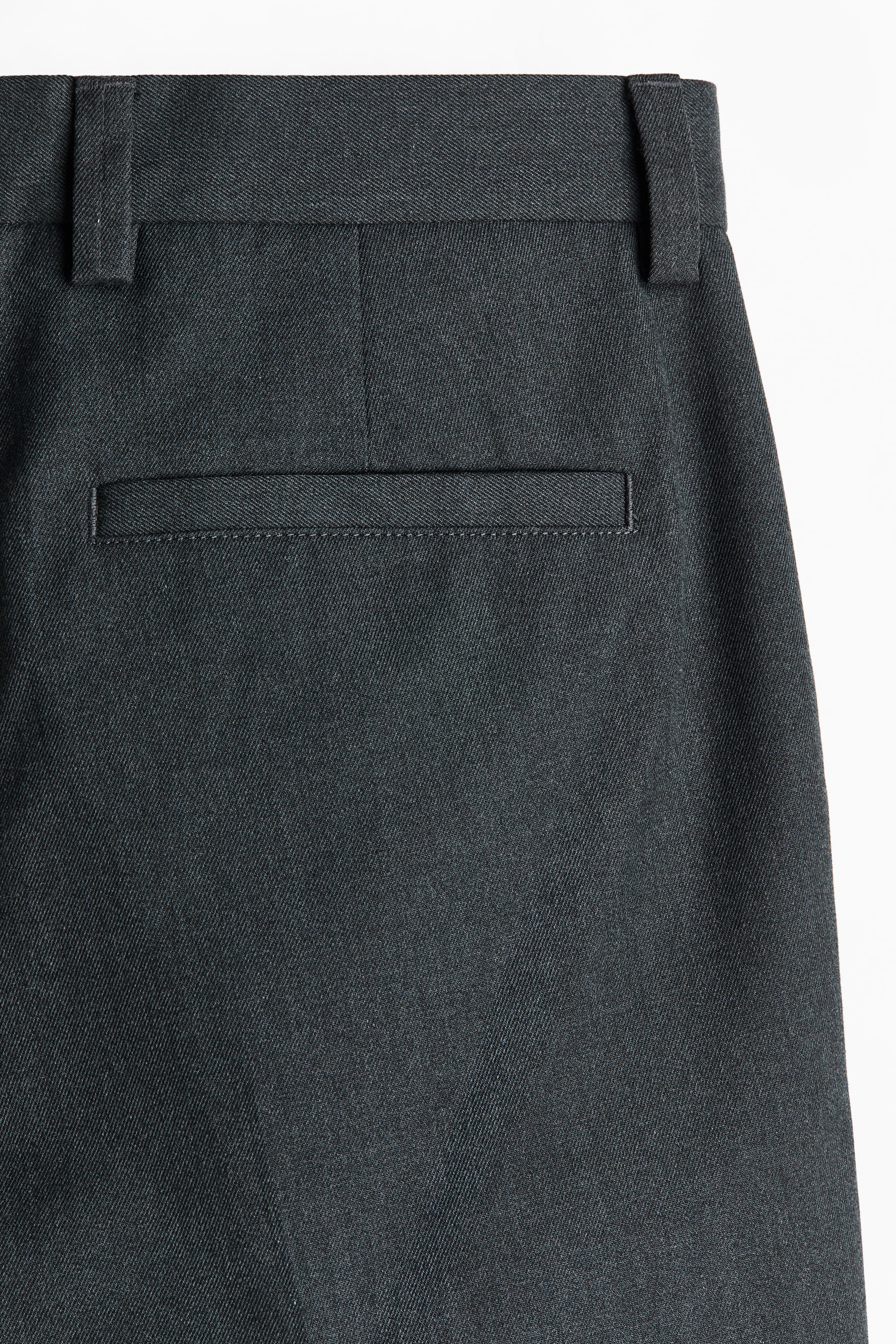 Pantalon sur mesure décontracté à jambes larges