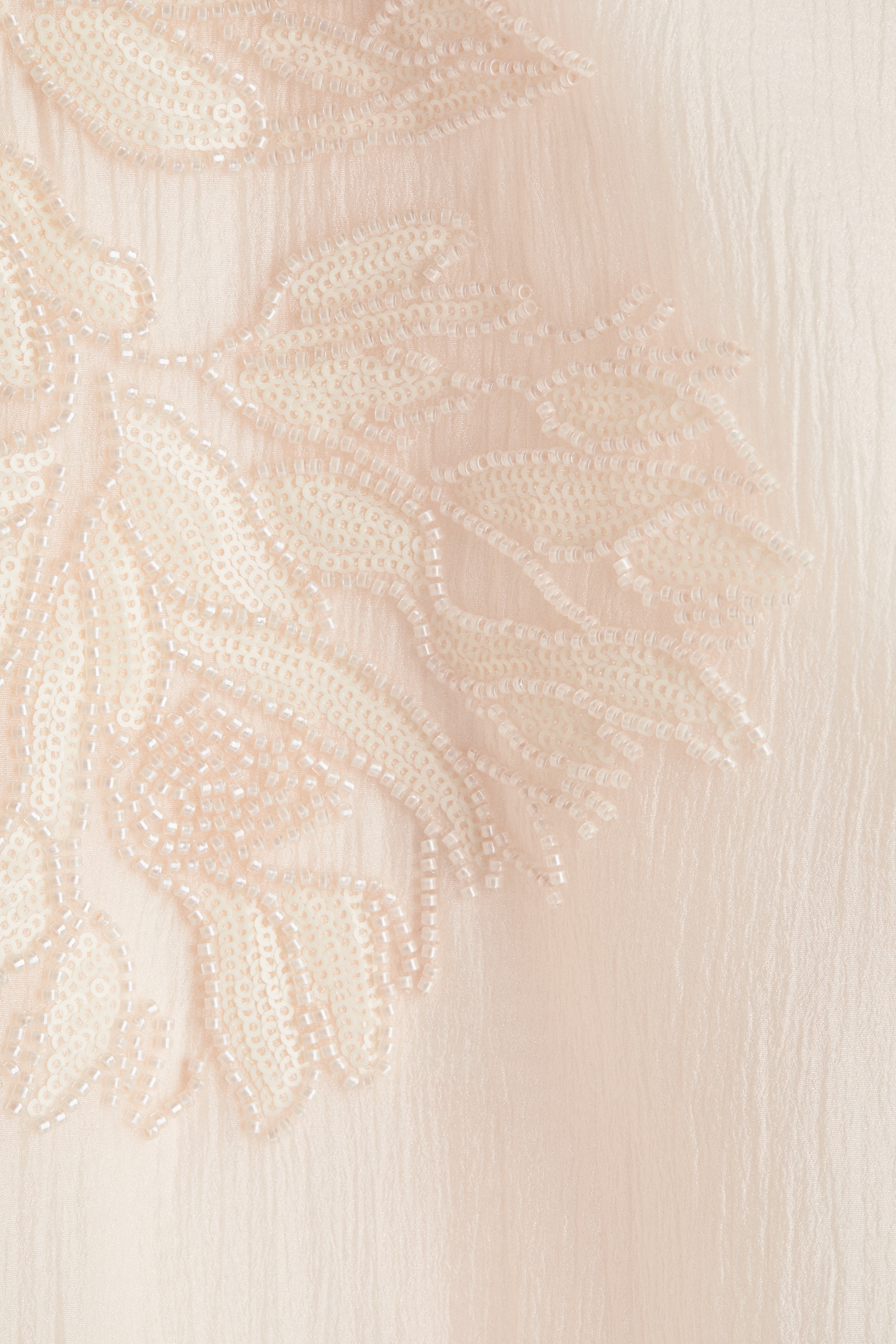 Bead-embroidered skirt