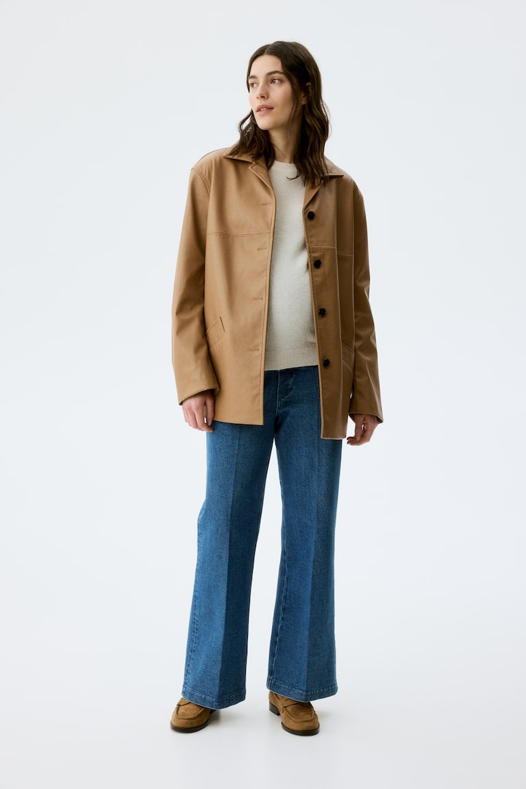 MAMA Bootcut High Waist Ankle Jeans
