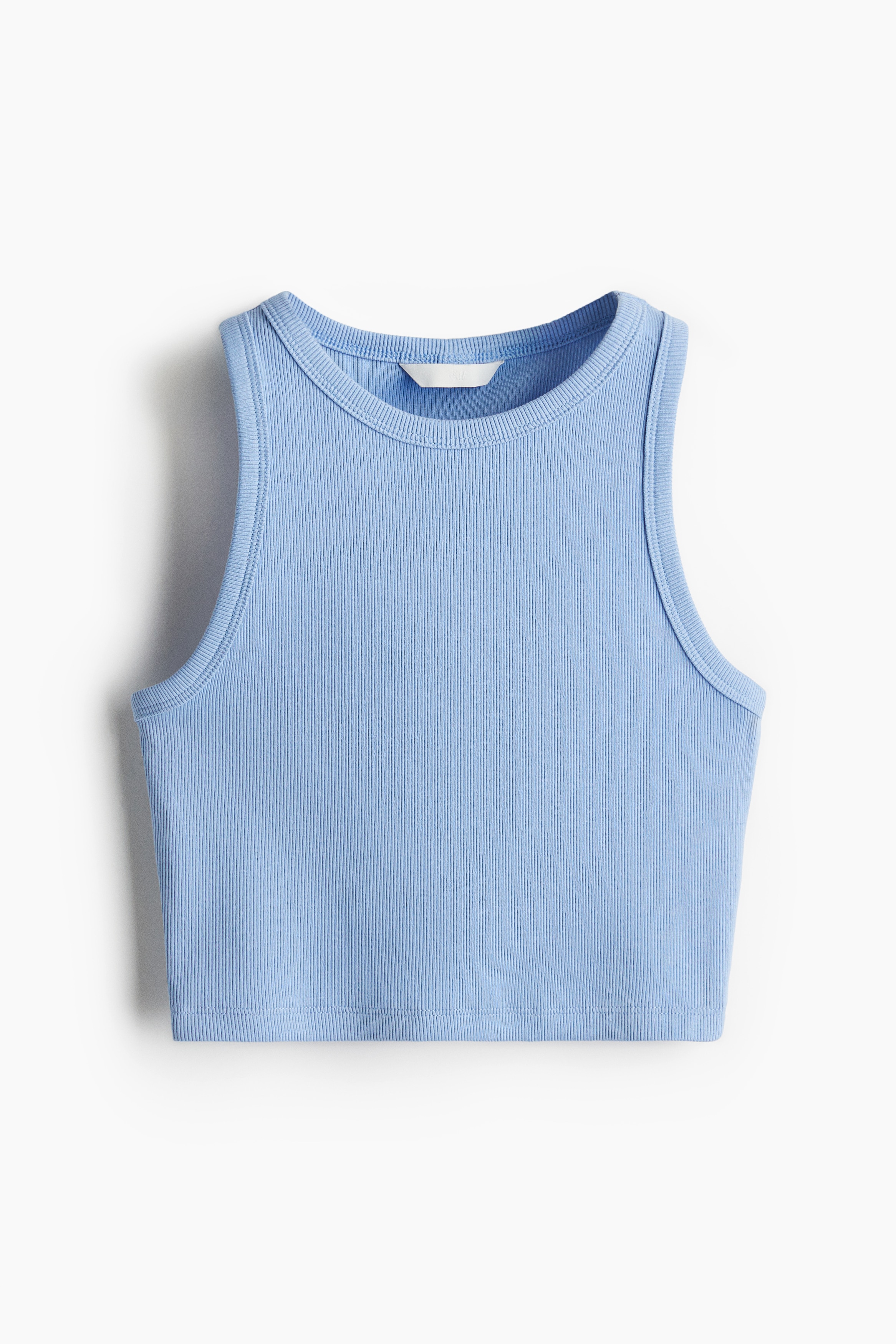 Top cropped - Albastru-deschis/Crem/dungi negre/Negru/Alb/Alb/dungi roșii/Albastru/Roz-deschis/Galben-pal