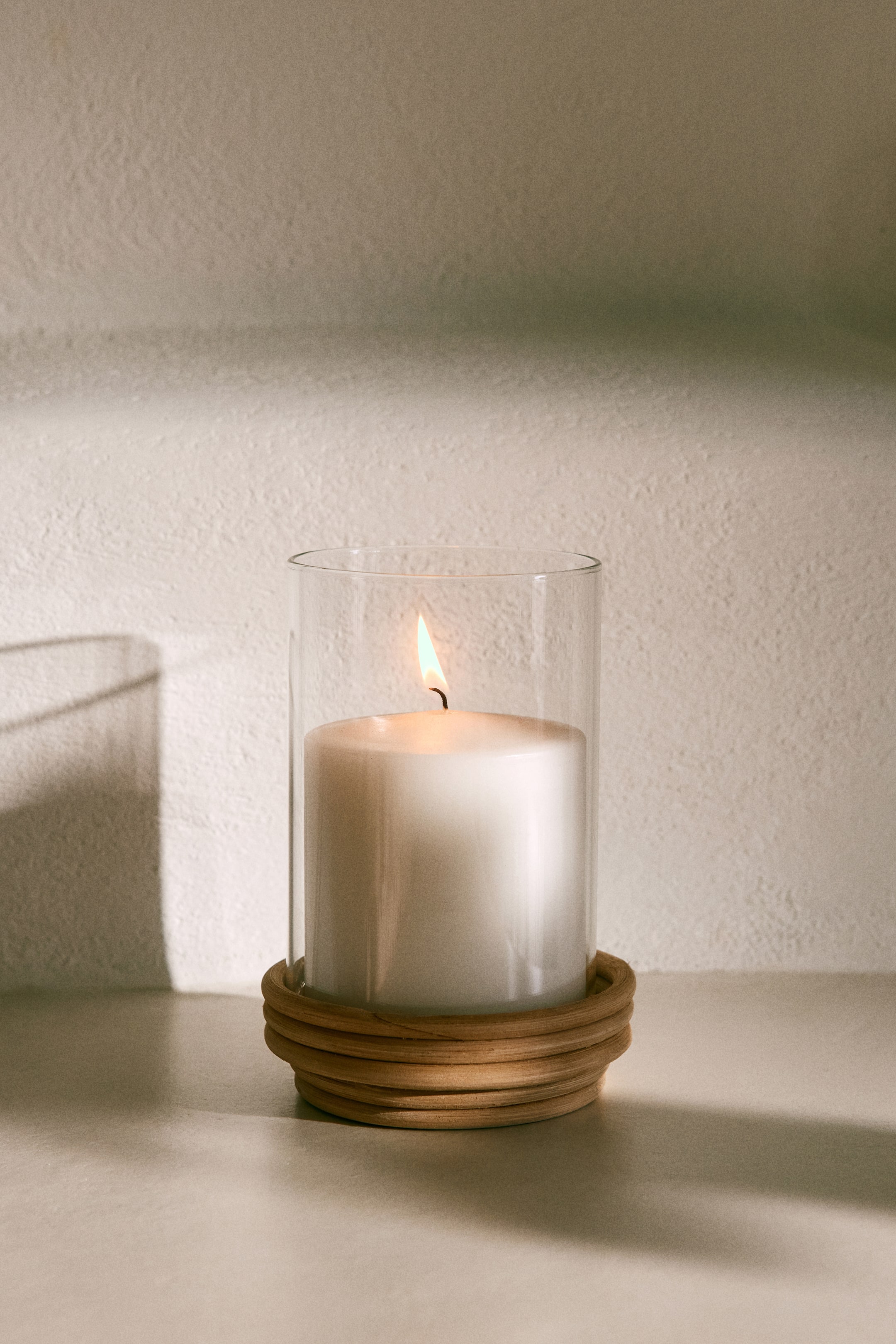 Visualizza l'immagine ingrandita: Piccola lanterna in vetro - Beige - HOME | H&M CH 1