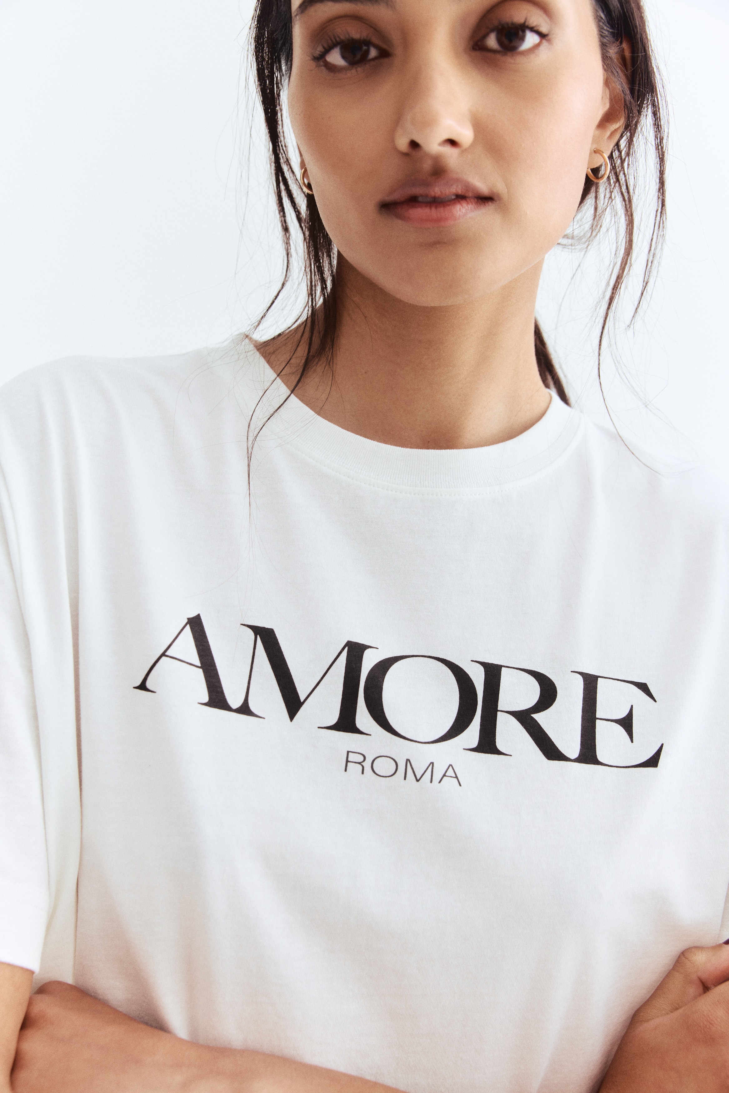 Motif-detail T-shirt