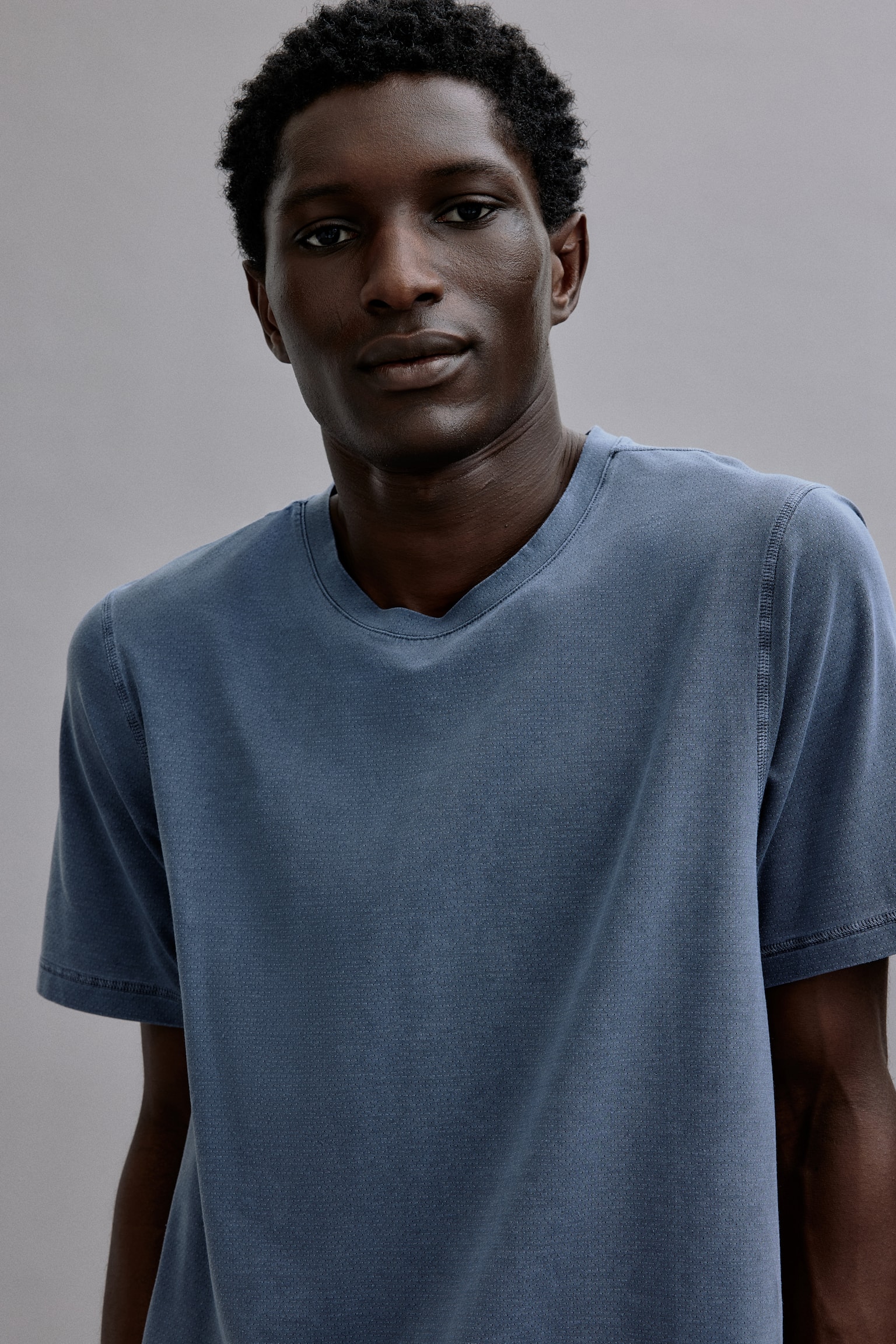 Sports T-shirt with DryMove™ - Dusty blue/Dark beige/Dusty rose/Dark grey - 6