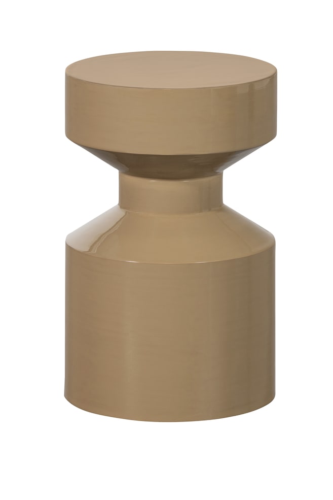 Ferry Table D’appoint - Beige/Jaune/Argent - 1