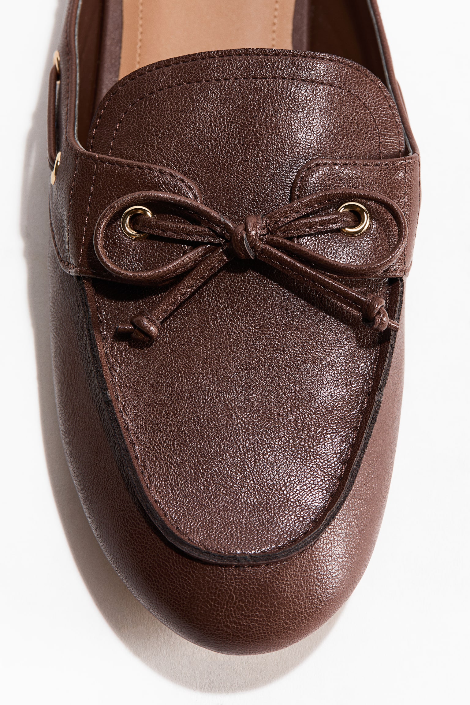 Loafer mules - Dark brown/Dark beige - 3