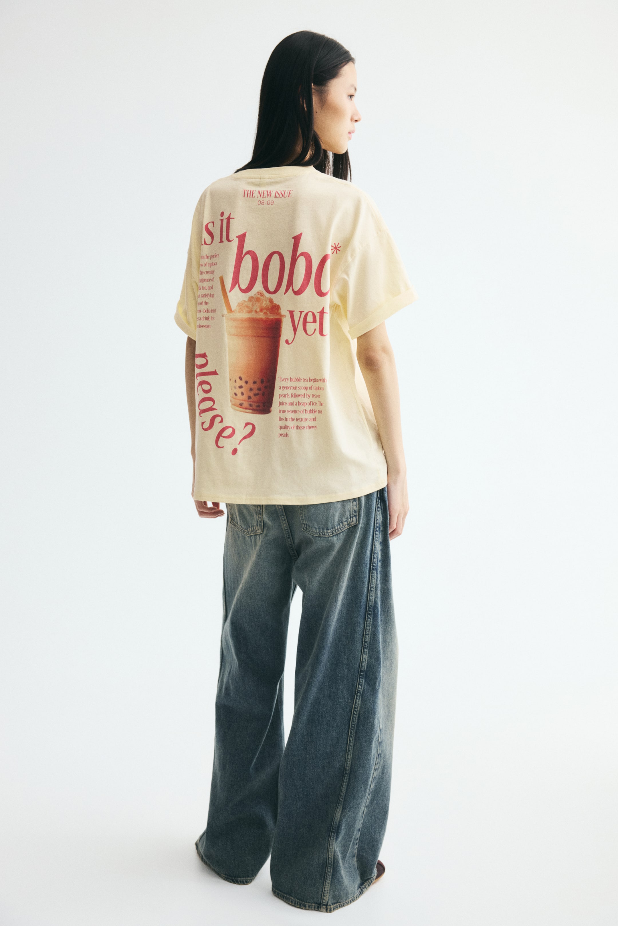 T-shirt ample imprimé