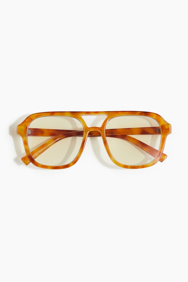 Blue Light Eyeglasses - Beige/tortoiseshell-patterned/Black - 1