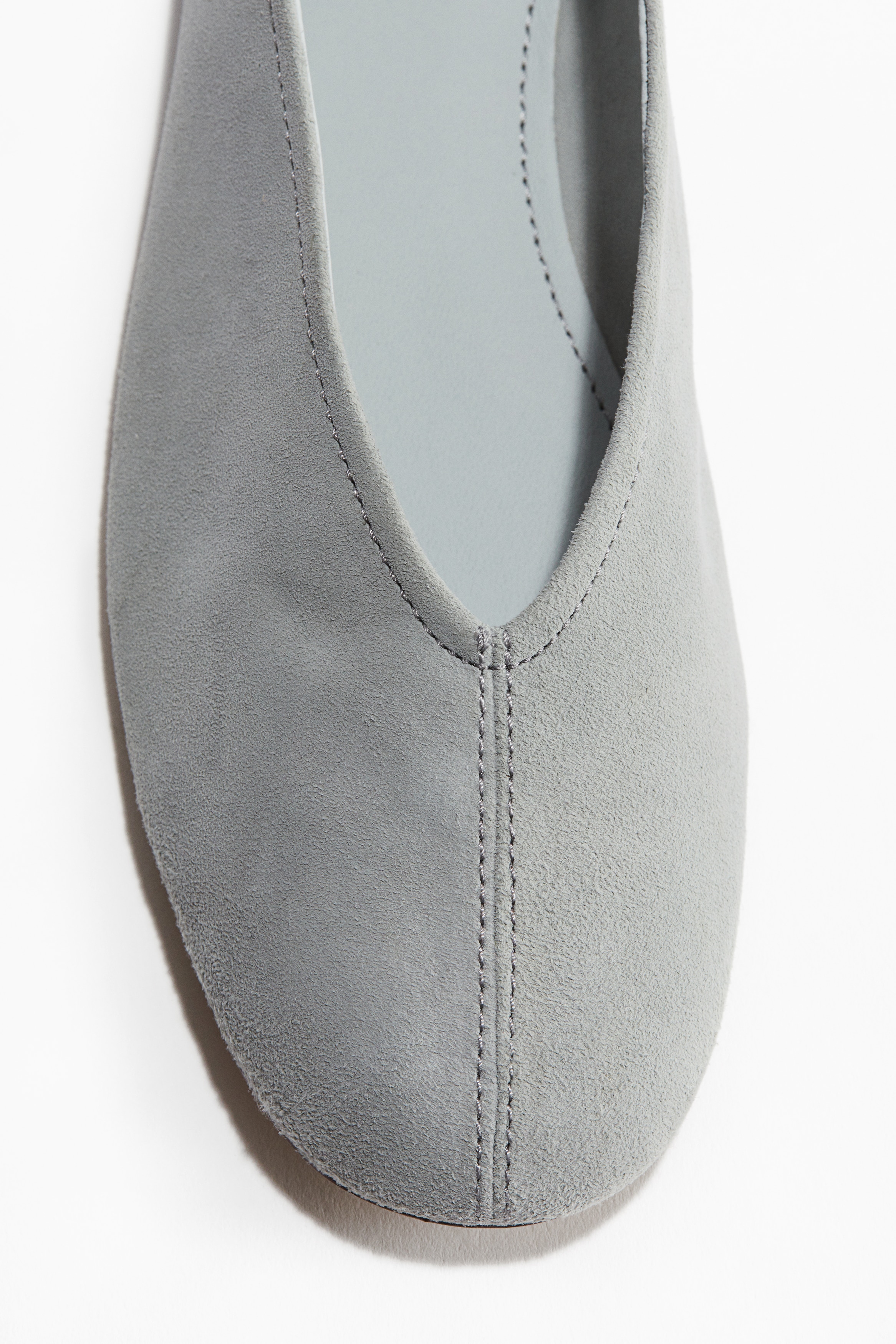 Leather ballet pumps