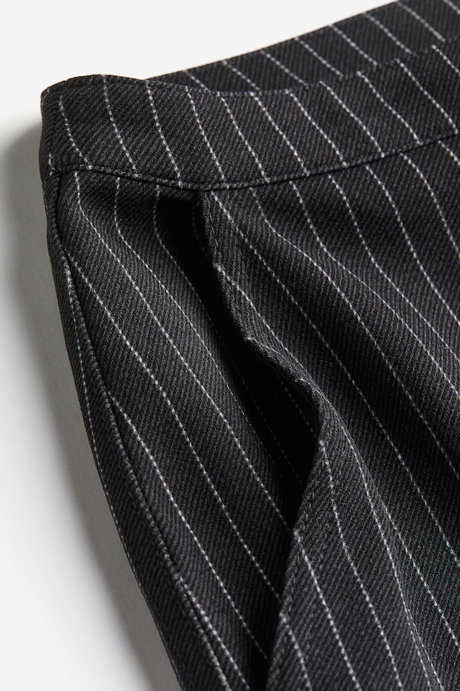 Jersey crêpe trousers - Dark grey/Pinstriped/Black/Beige - 6