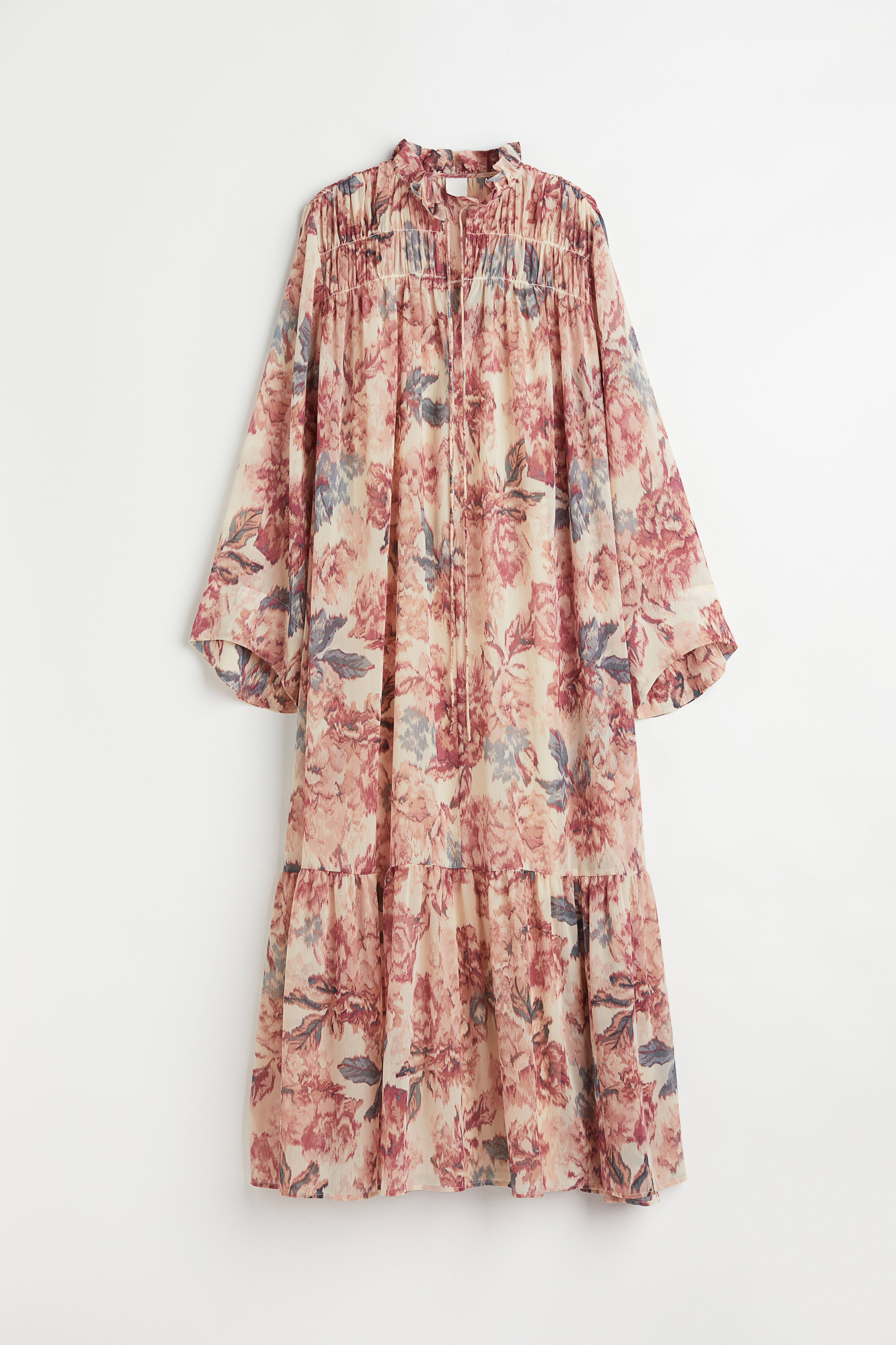 H&m maxi floral dress best sale